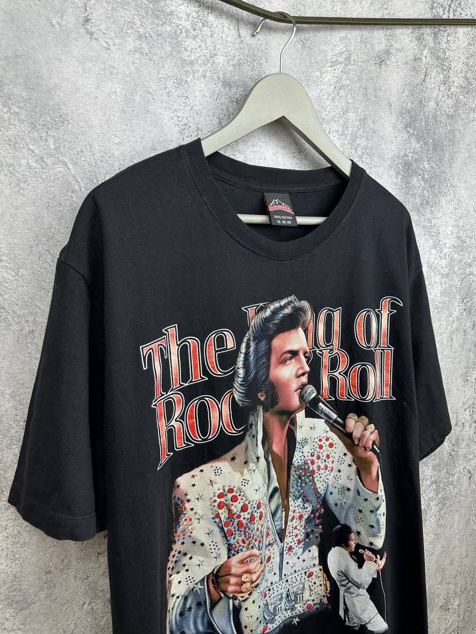 Vintage Rock Tees Elvis Presley "The King of Rock & Roll" T-Shirt Size US XL / EU 56 / 4 - 3 Thumbnail