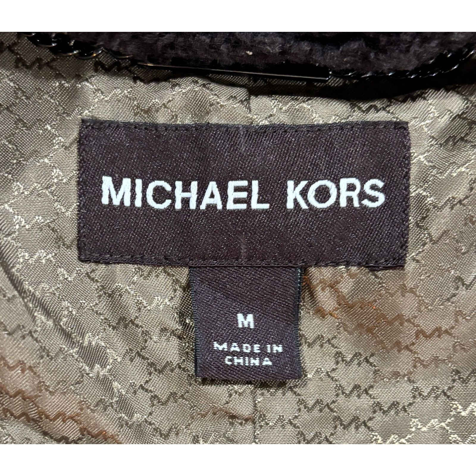 Michael Kors *R46 MICHAEL KORS Suede Trench Coat Faux Fur Collar Medium Size M / US 6-8 / IT 42-44 - 8 Thumbnail