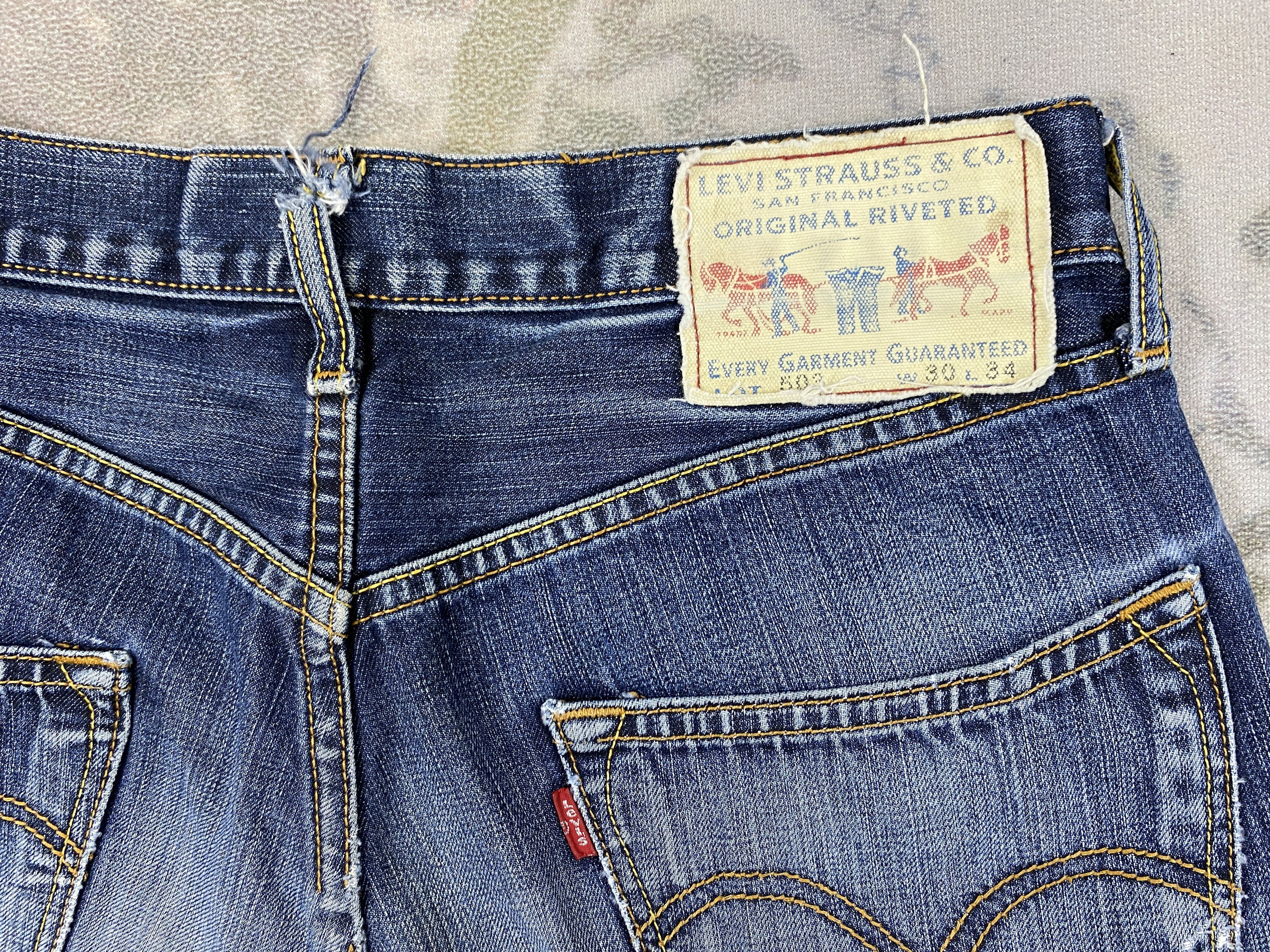 Levi's Faded Blue Vintage Levi's 503 Jeans 31x27.5 Denim - JN3692 Size US 31 - 10 Thumbnail