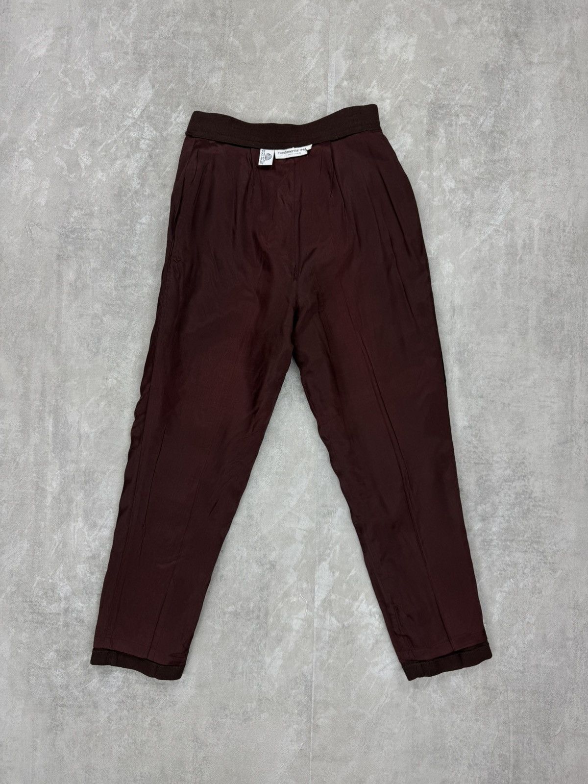 Other Fundamental things wool brown pleated trousers pants Size 24" / US 00 / IT 34 - 11 Thumbnail