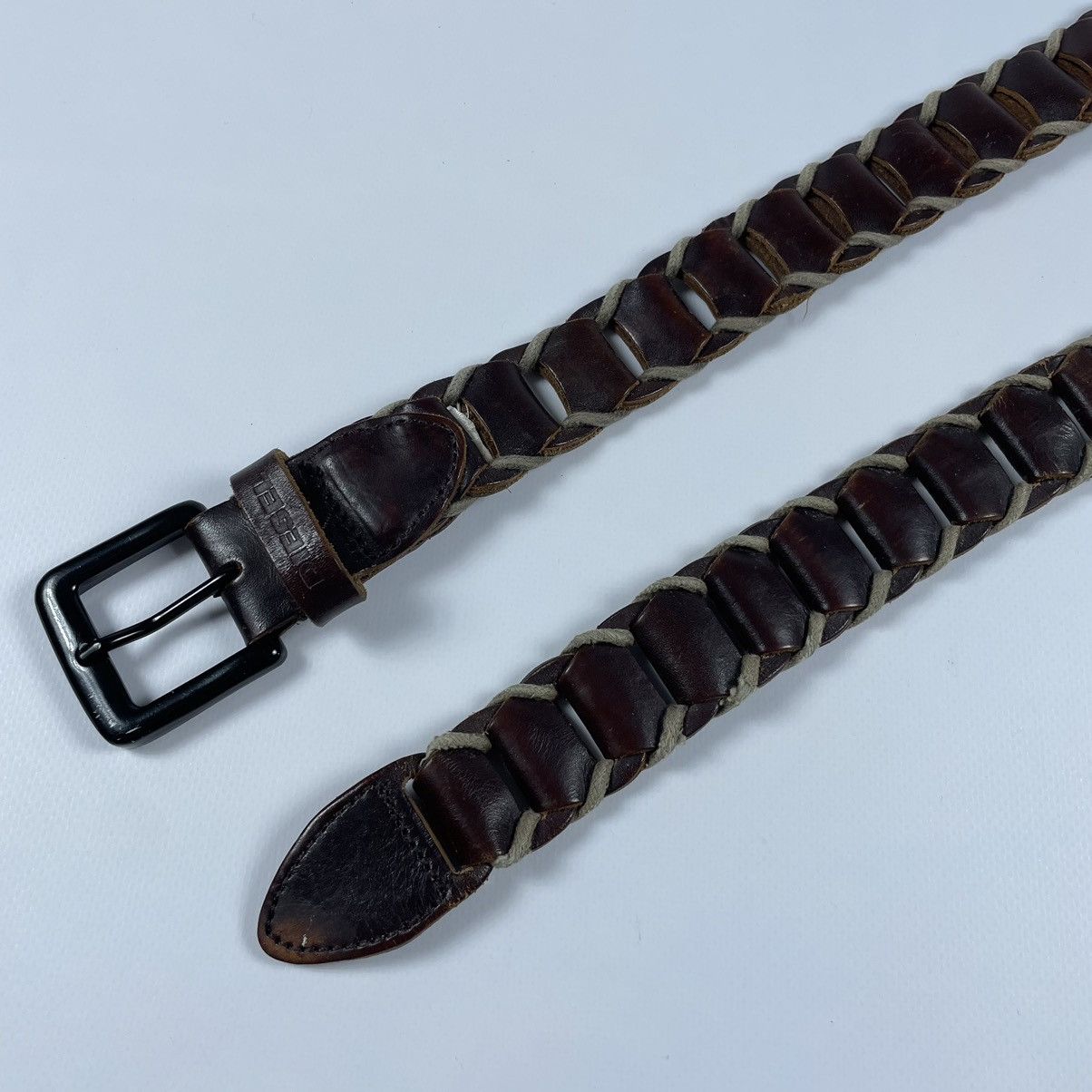 Diesel Diesel Vintage Leather Belt Size ONE SIZE - 3 Thumbnail