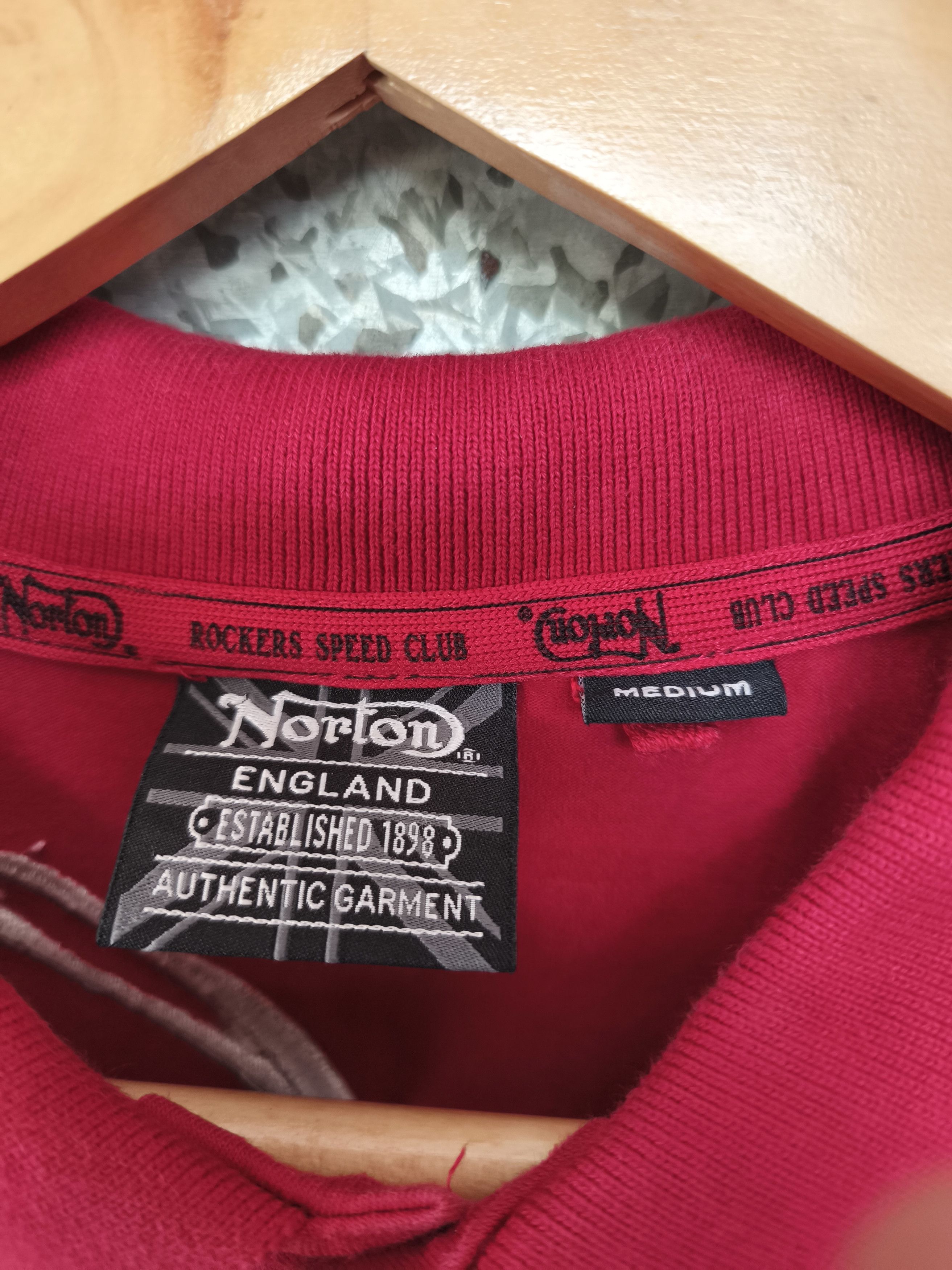 Norton 🔥 Vintage Norton polo tees embroidery Rockers Speed Club Size US M / EU 48-50 / 2 - 11 Thumbnail