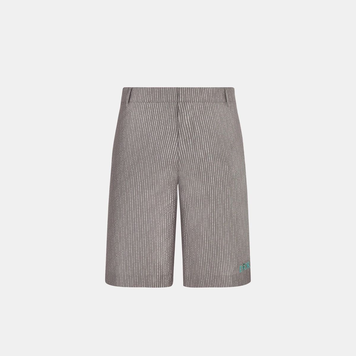 Image of Dior O1Bcso1Str0524 Shorts In Gray in Grey, Men's (Size 30)