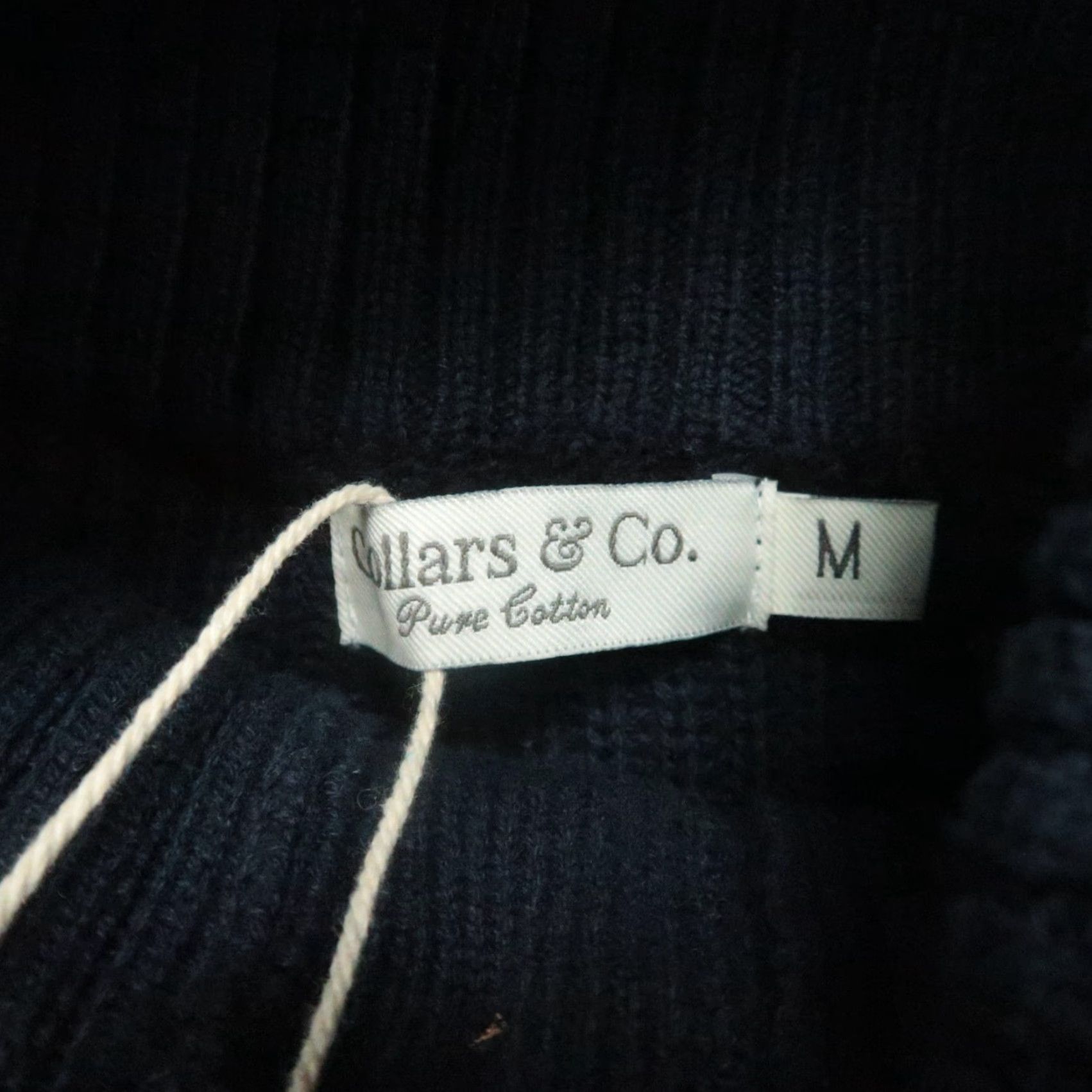 CO VINTAGE Collars & Co Sweater Mens M Blue White Striped Mockneck Pullover Old Money Size US M / EU 48-50 / 2 - 3 Thumbnail
