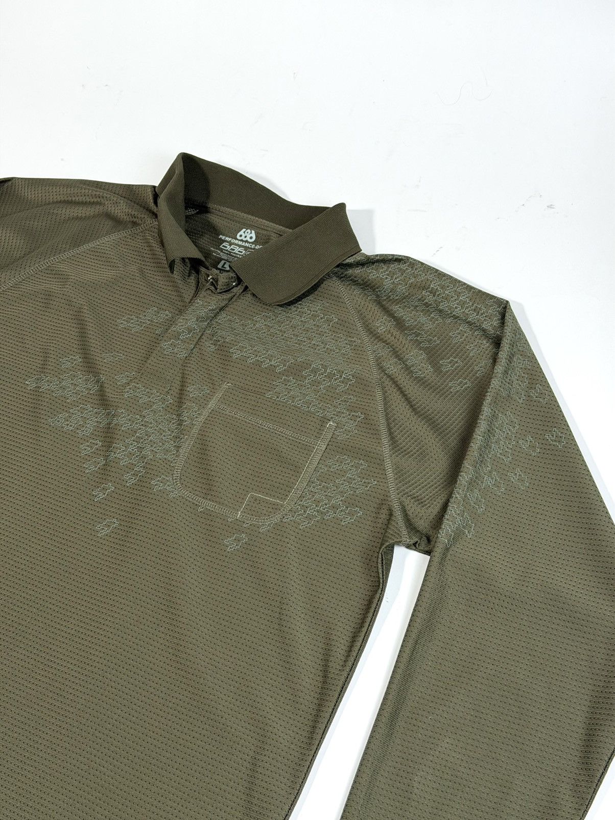 686 686 Printed Polo Long Sleeve Size US L / EU 52-54 / 3 - 2 Thumbnail