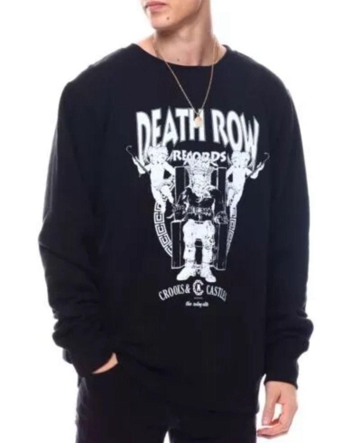 Crooks & Castles Crooks & Castles x Death Row Records Sweatshirt Size US XXL / EU 58 / 5 - 9 Thumbnail