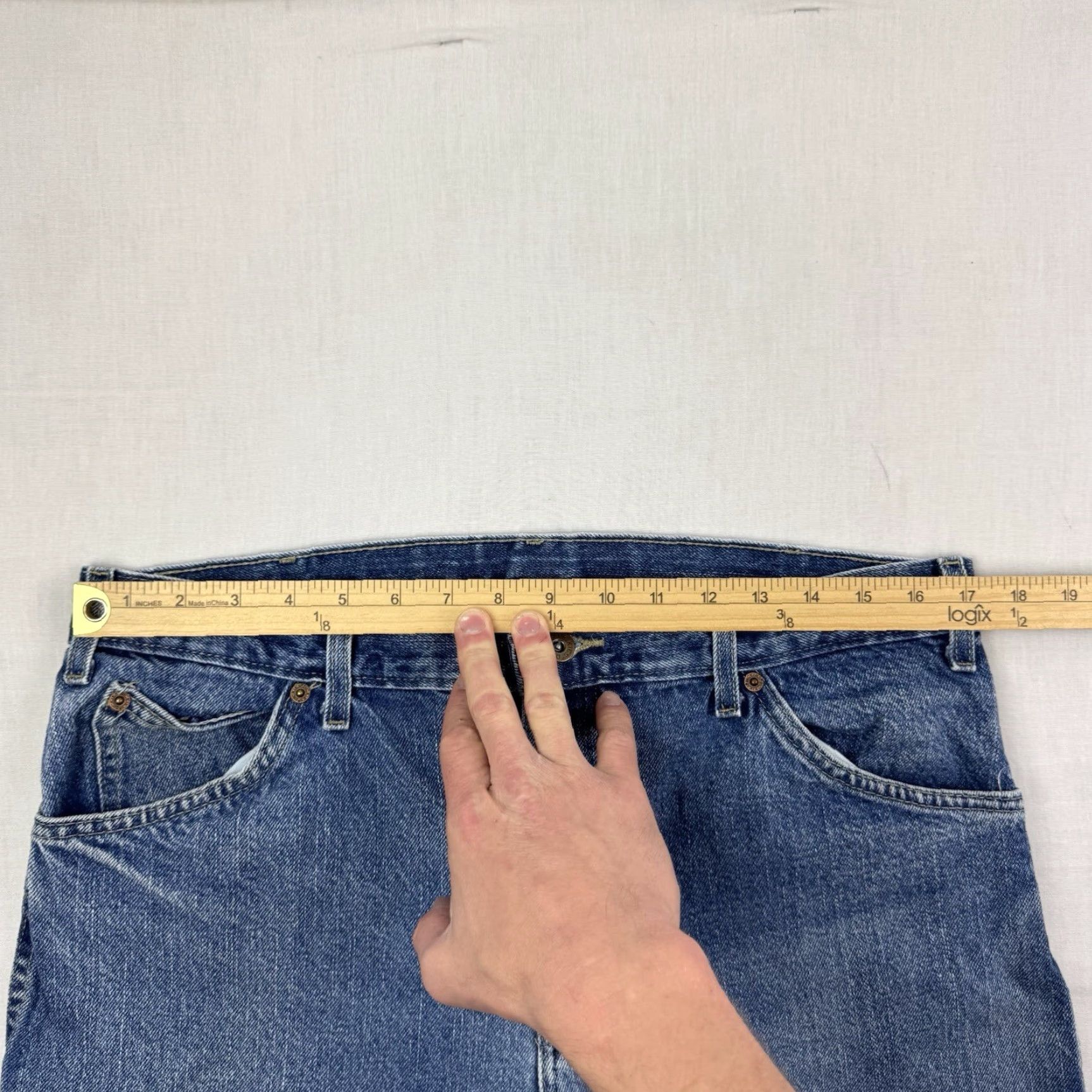 Dickies Dickies Jeans Adult 34x29 Regular Fit Straight Leg Workwear Denim Pants Blue Cotton Denim USA Grunge 90s Mens Size US 34 / EU 50 - 5 Thumbnail