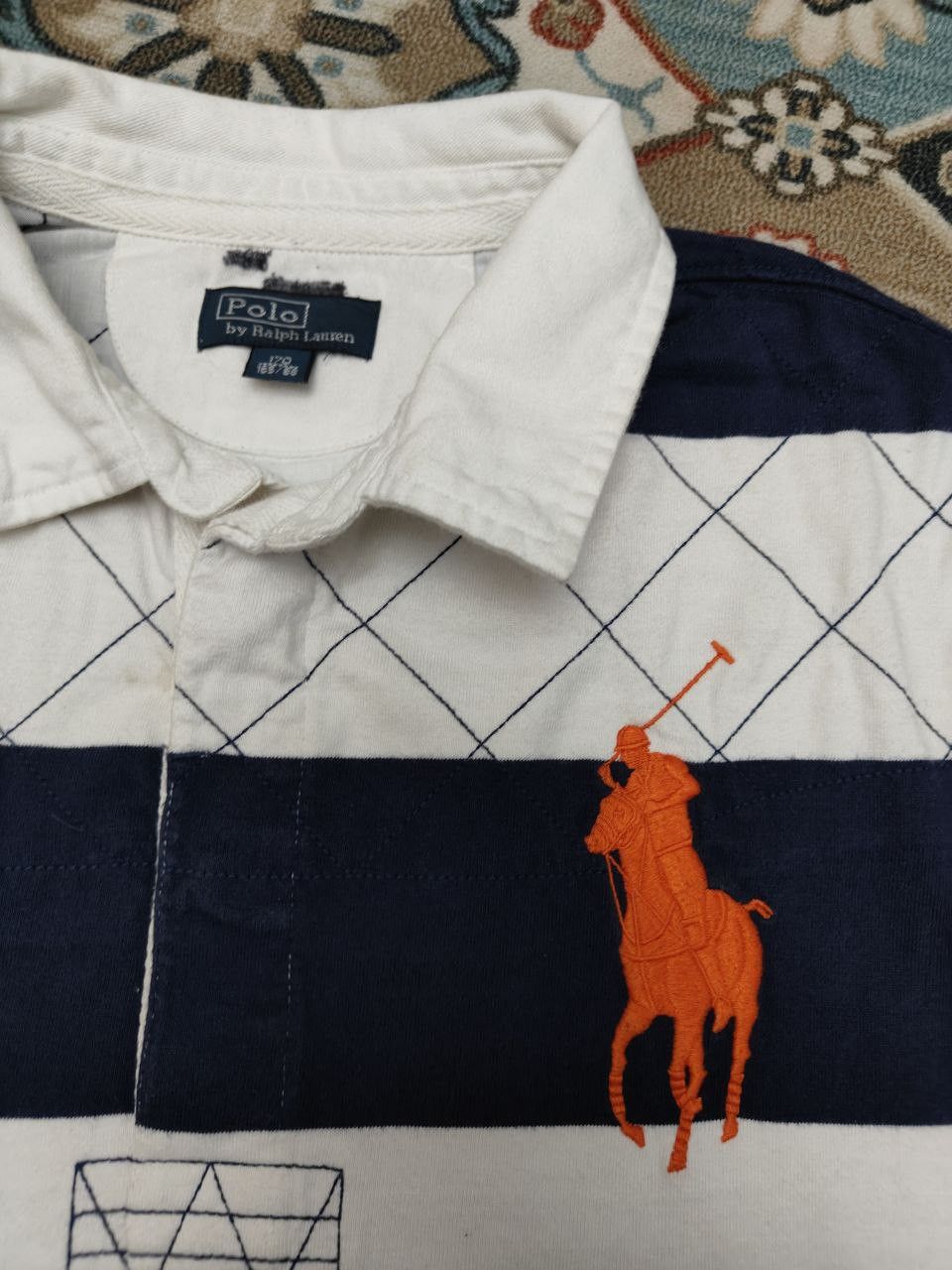 Polo Ralph Lauren Polo Ralph Lauren Stripes Polo T Size US S / EU 44-46 / 1 - 4 Thumbnail