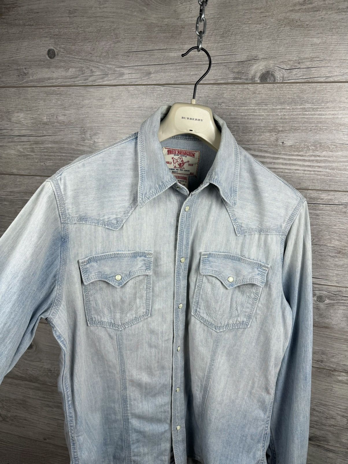 True Religion True Religion Bomber Jacket Jeans Vintage Size L Size US L / EU 52-54 / 3 - 9 Thumbnail