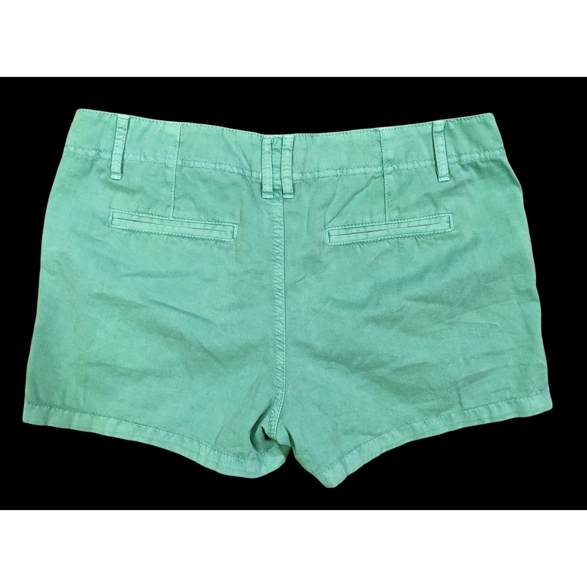 Merona Summer Beachy Casual Green Shorts by Merona Size 30" / US 8 / IT 44 - 2 Thumbnail
