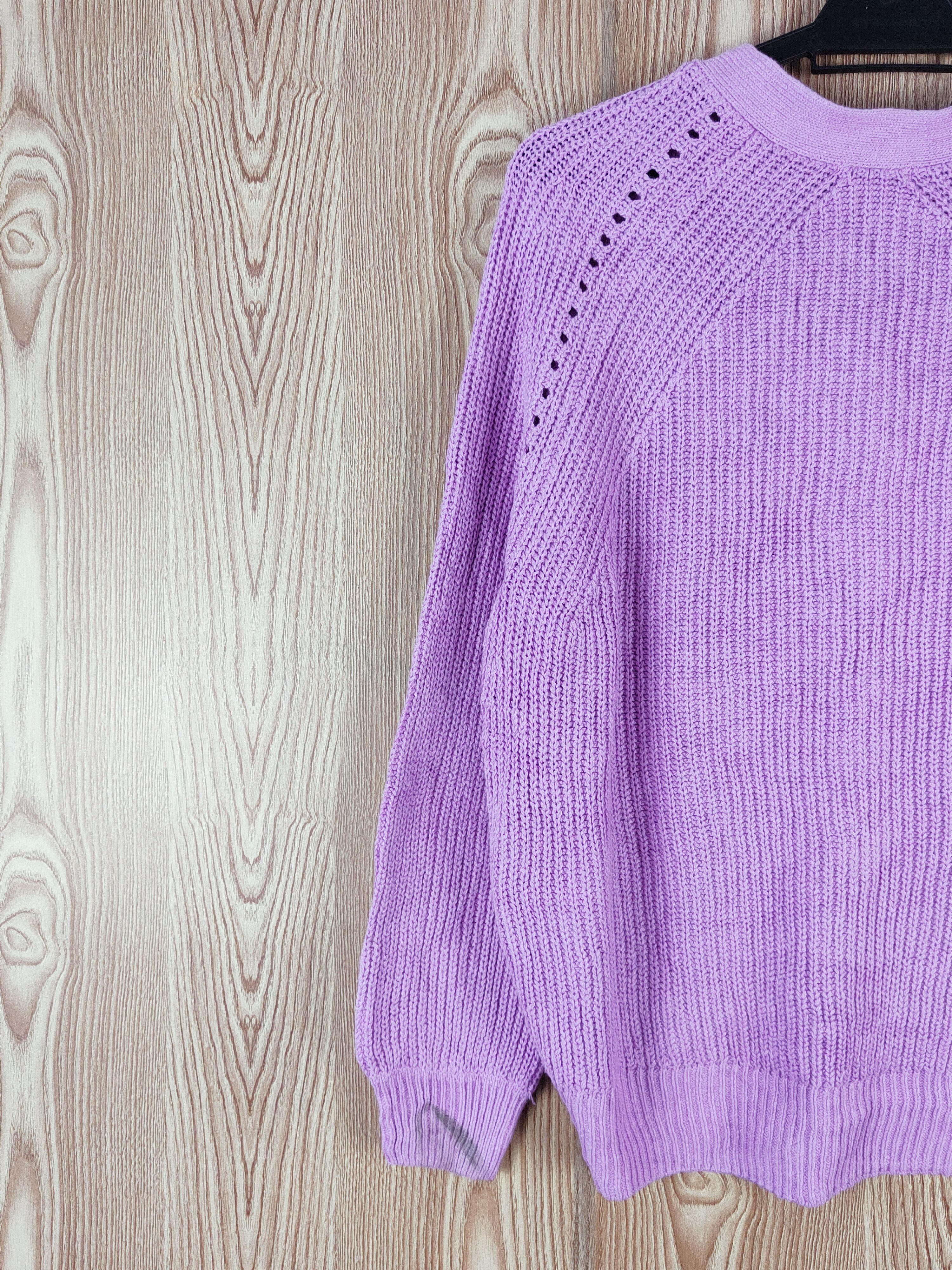 GU GU Purple Knitwear Cardigan #W551 Size S / US 4 / IT 40 - 8 Thumbnail