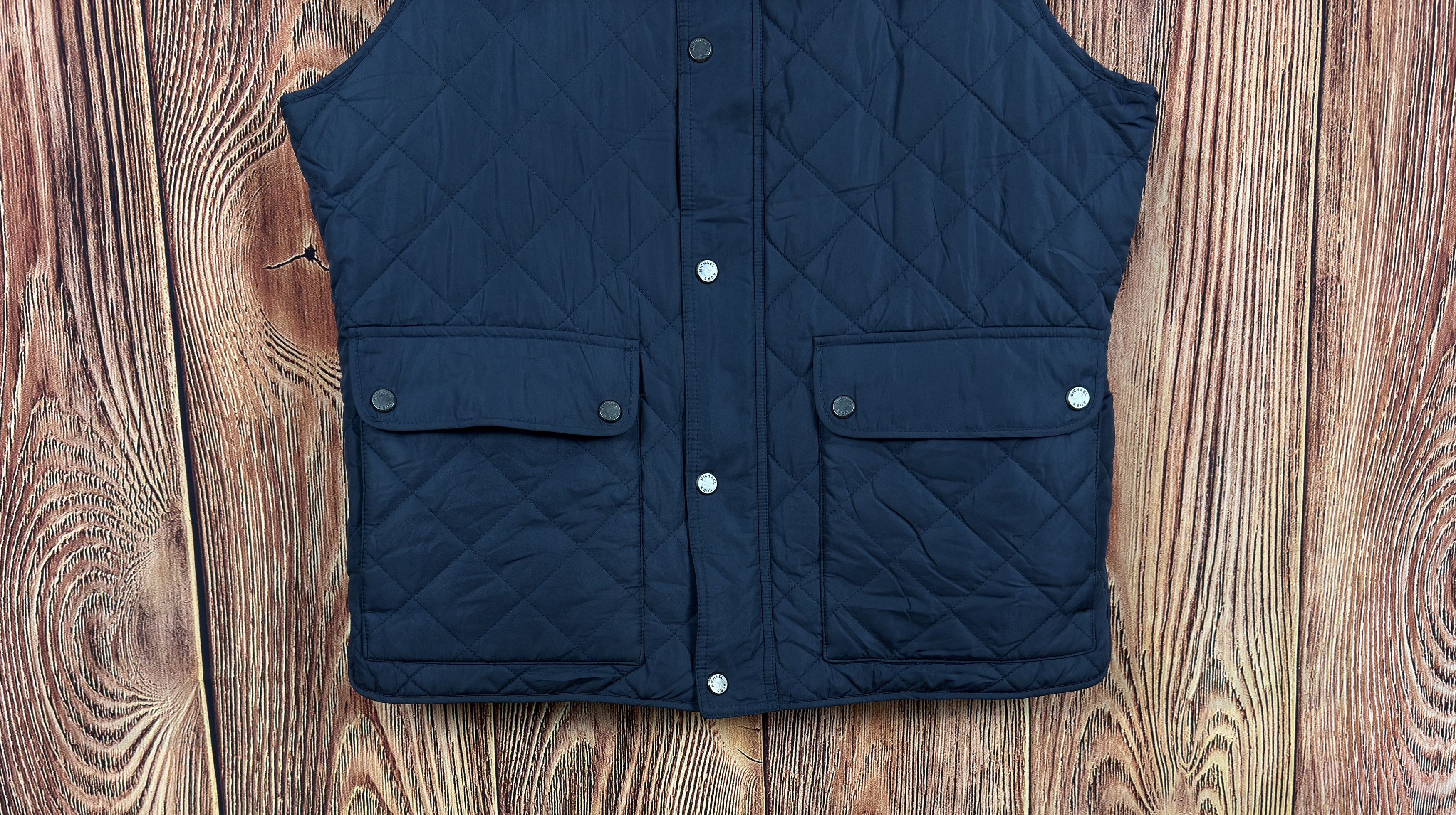 Michael Kors Michael Kors Blue Navy Gilet Vest Size US L / EU 52-54 / 3 - 4 Thumbnail