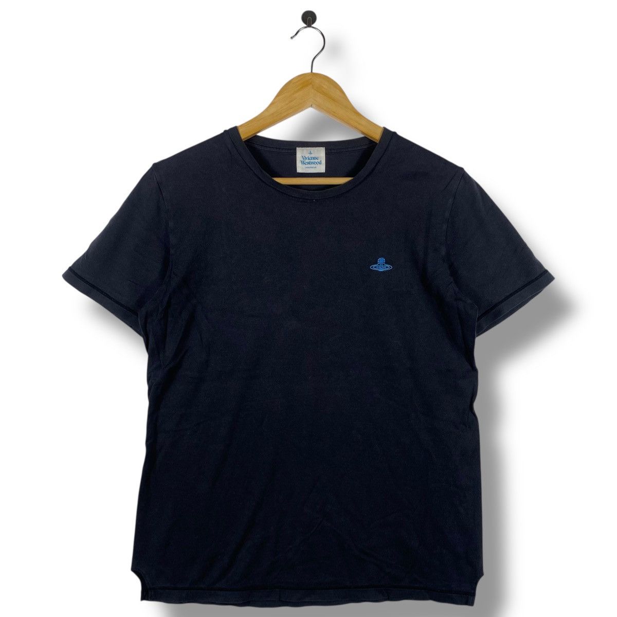 Vivienne Westwood VIVIENNE WESTWOOD Underwear Small Orb Logo Tee Shirt Size US M / EU 48-50 / 2 - 1 Thumbnail