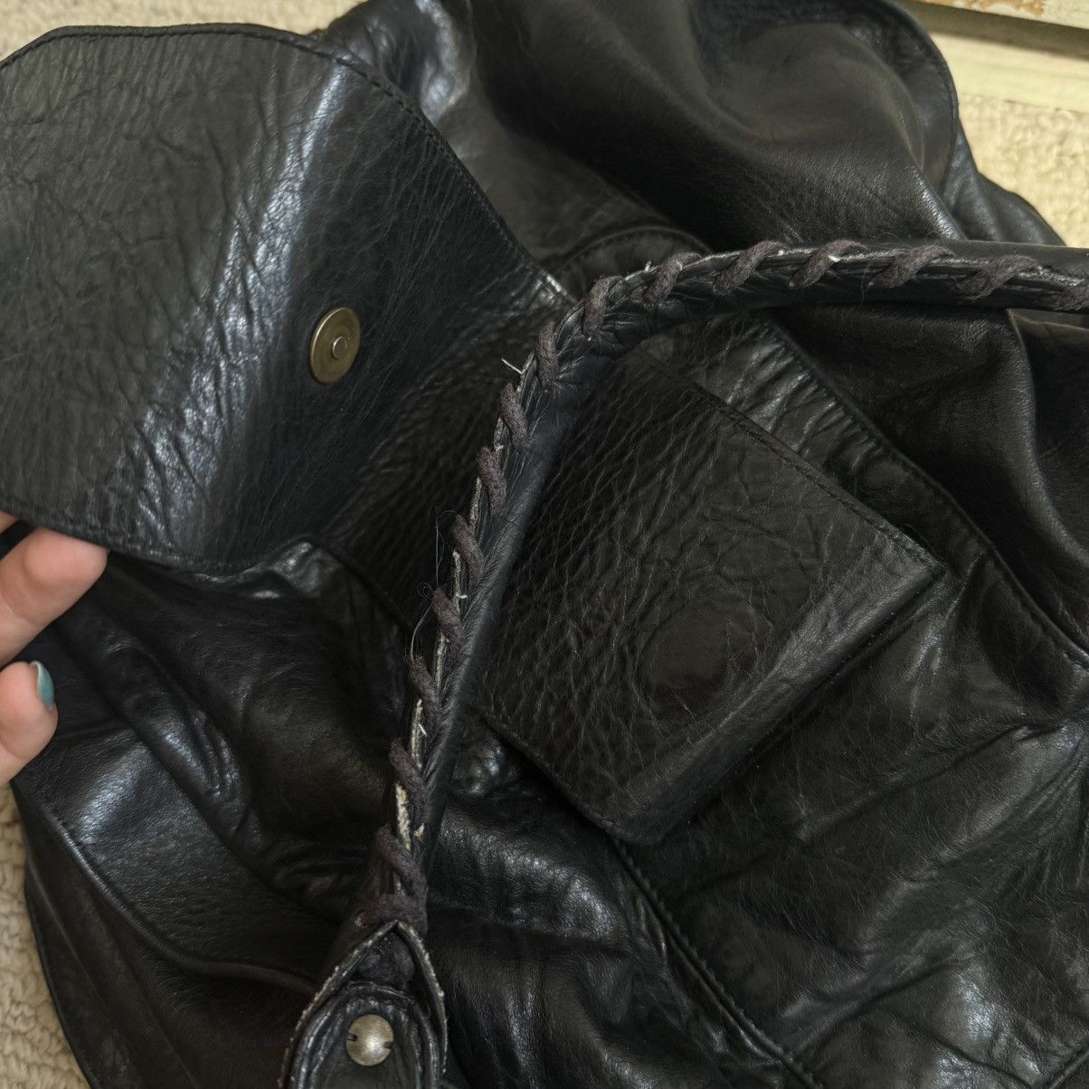 Balenciaga Balenciaga Motocross Classic Hobo Size ONE SIZE - 8 Thumbnail