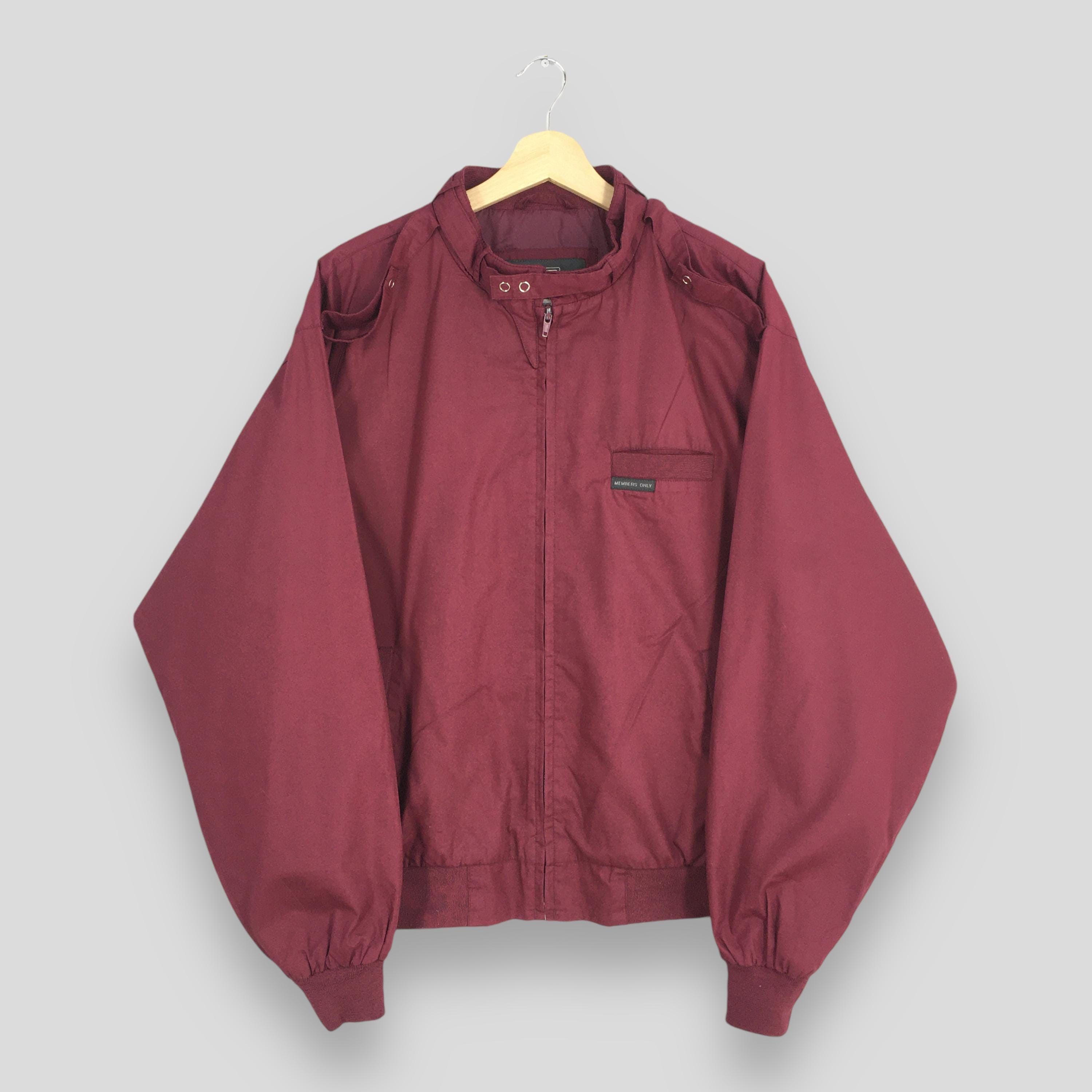 Members Only Vintage 90s Members Only Zipper Casual Red Jacket Large Size US L / EU 52-54 / 3 - 1 Thumbnail