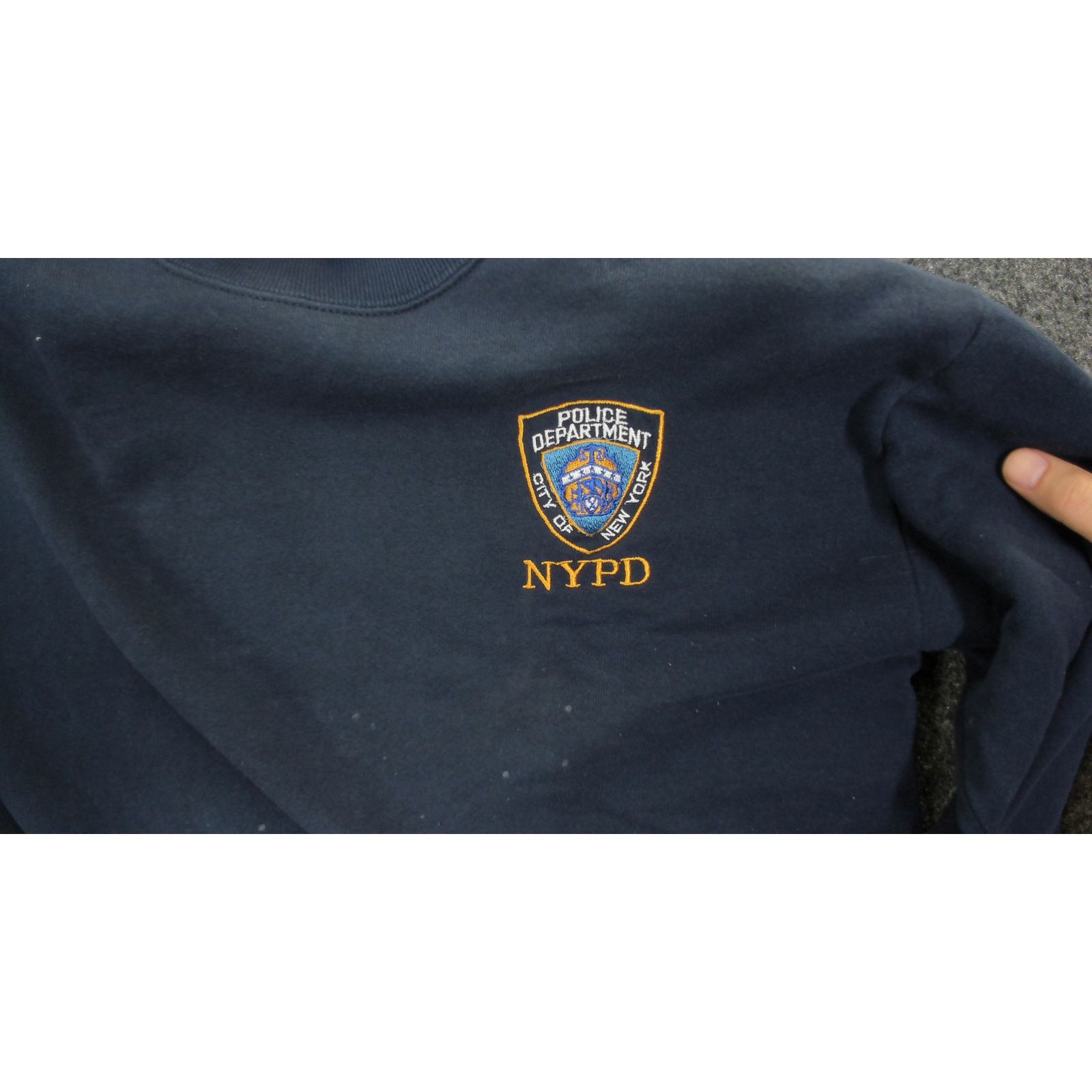 Jerzees VTG Jerzees Streetwear 90s Sun Faded Boxy NYPD Sweatshirt Size US M / EU 48-50 / 2 - 10 Thumbnail