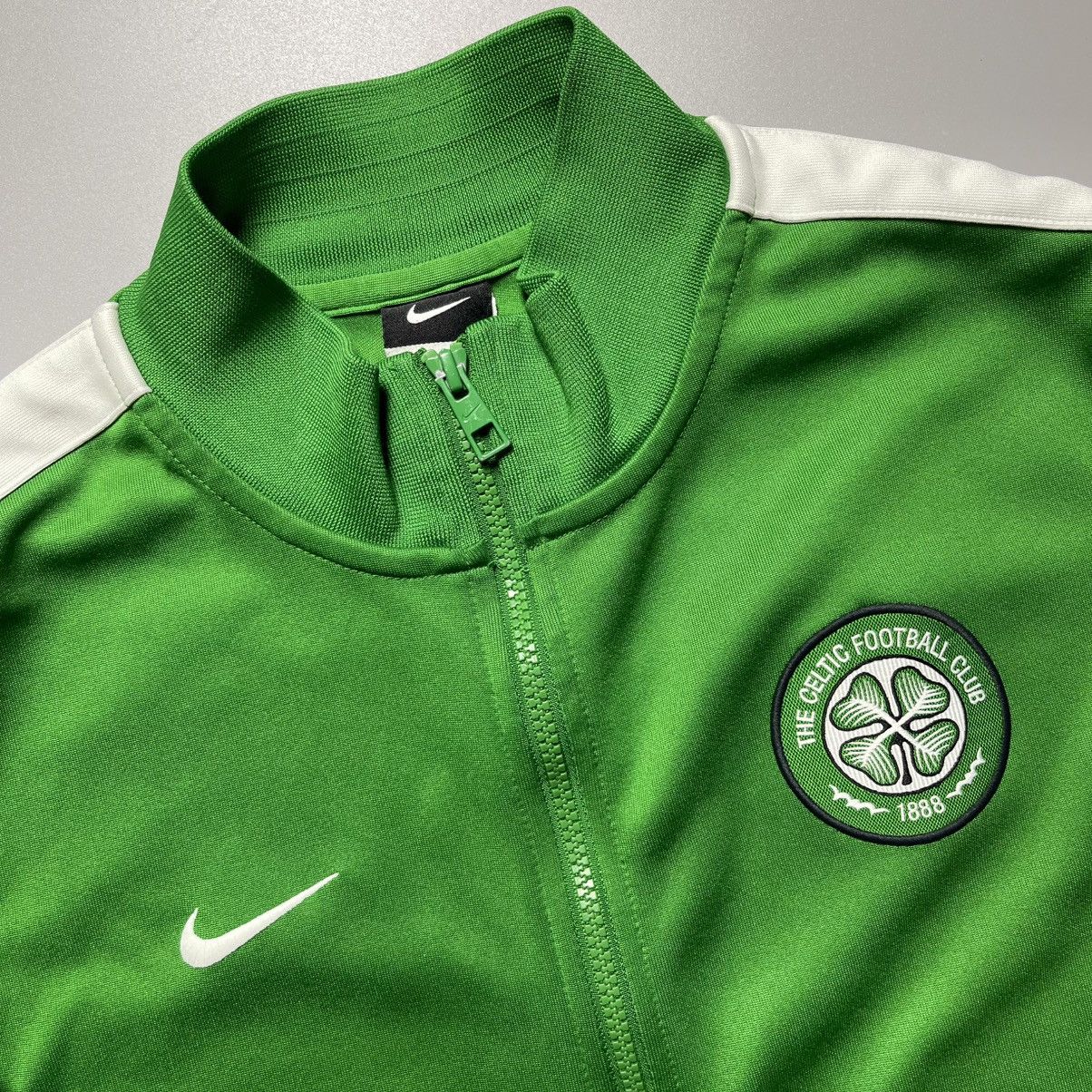 Nike × Vintage CELTIC NIKE N98 2012/2013 TRAINING FOOTBALL SOCCER TRACK TOP Size US L / EU 52-54 / 3 - 5 Thumbnail