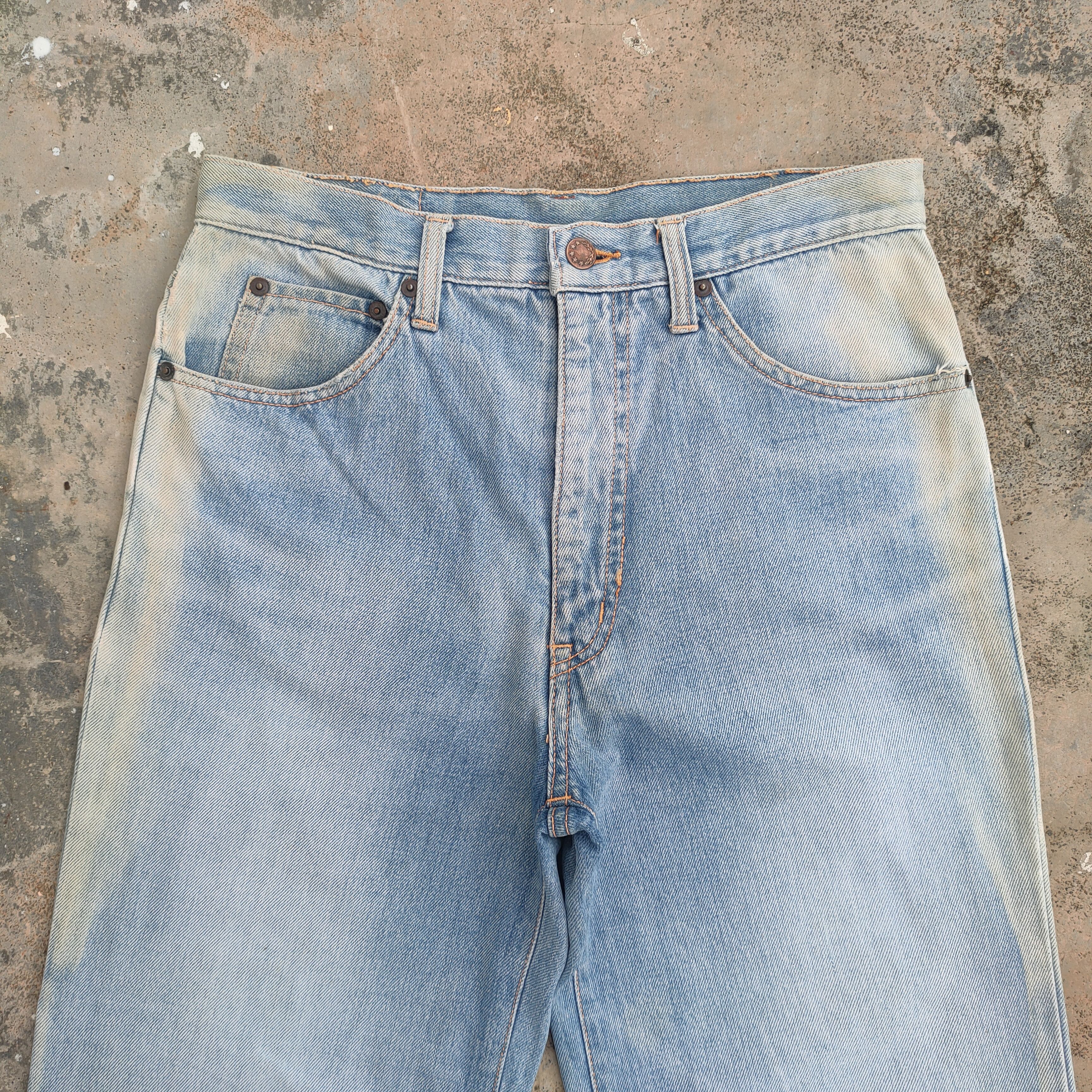 Paradise VINTAGE PARADISE FADED MUD WASH DENIM JEANS PANTS Size US 30 / EU 46 - 3 Thumbnail