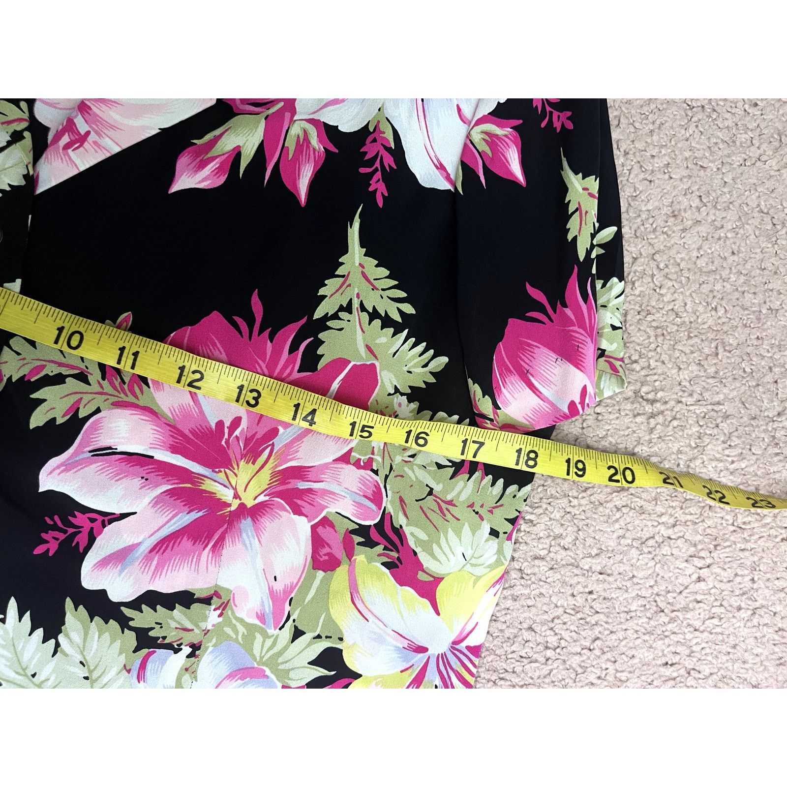 Jones New York Vintage Floral Jones New York Button Front Blouse 10 Size L / US 10 / IT 46 - 4 Thumbnail