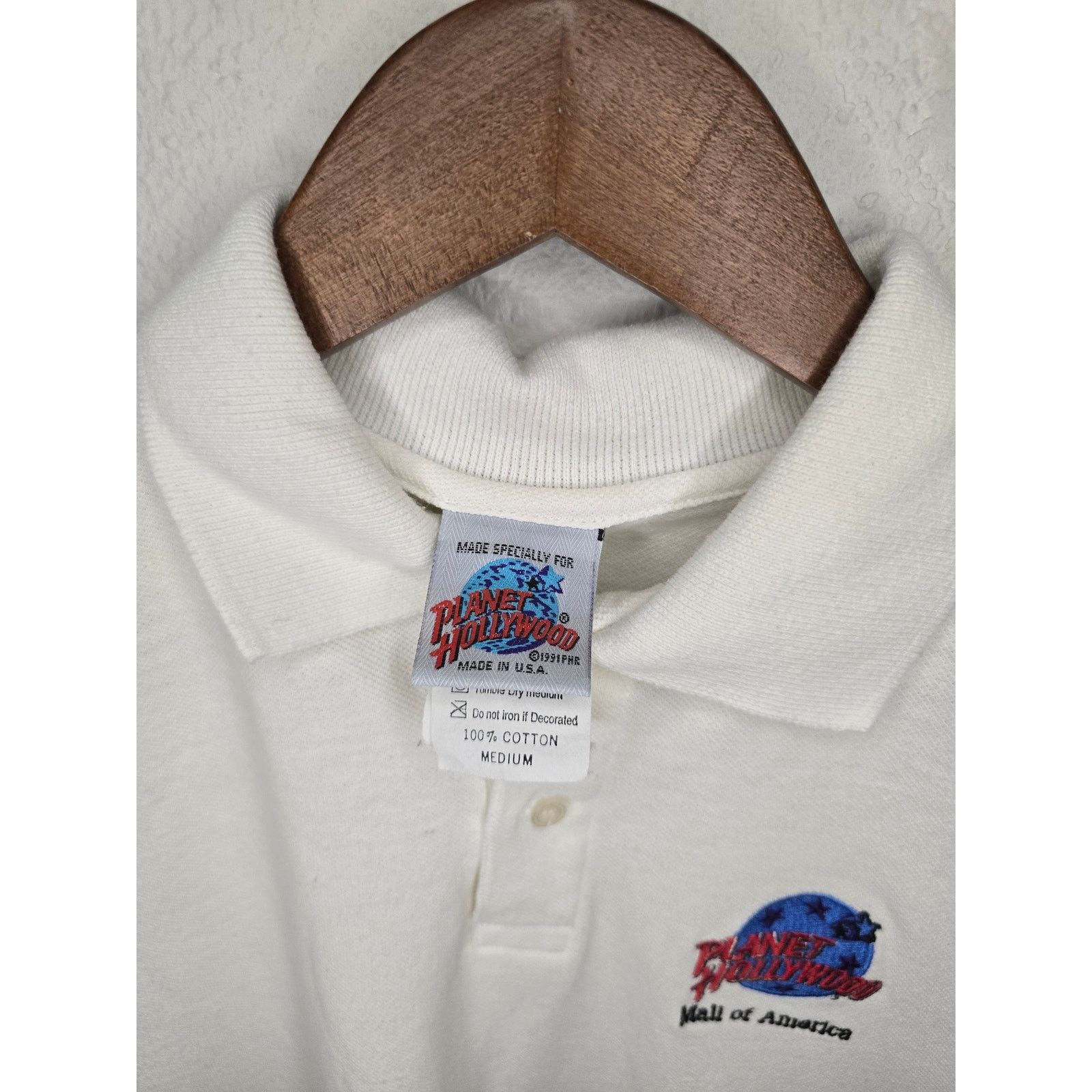 Planet Hollywood × Vintage Vintage Planet Hollywood Polo Mall Of America 90s M Shirt Size US M / EU 48-50 / 2 - 4 Thumbnail