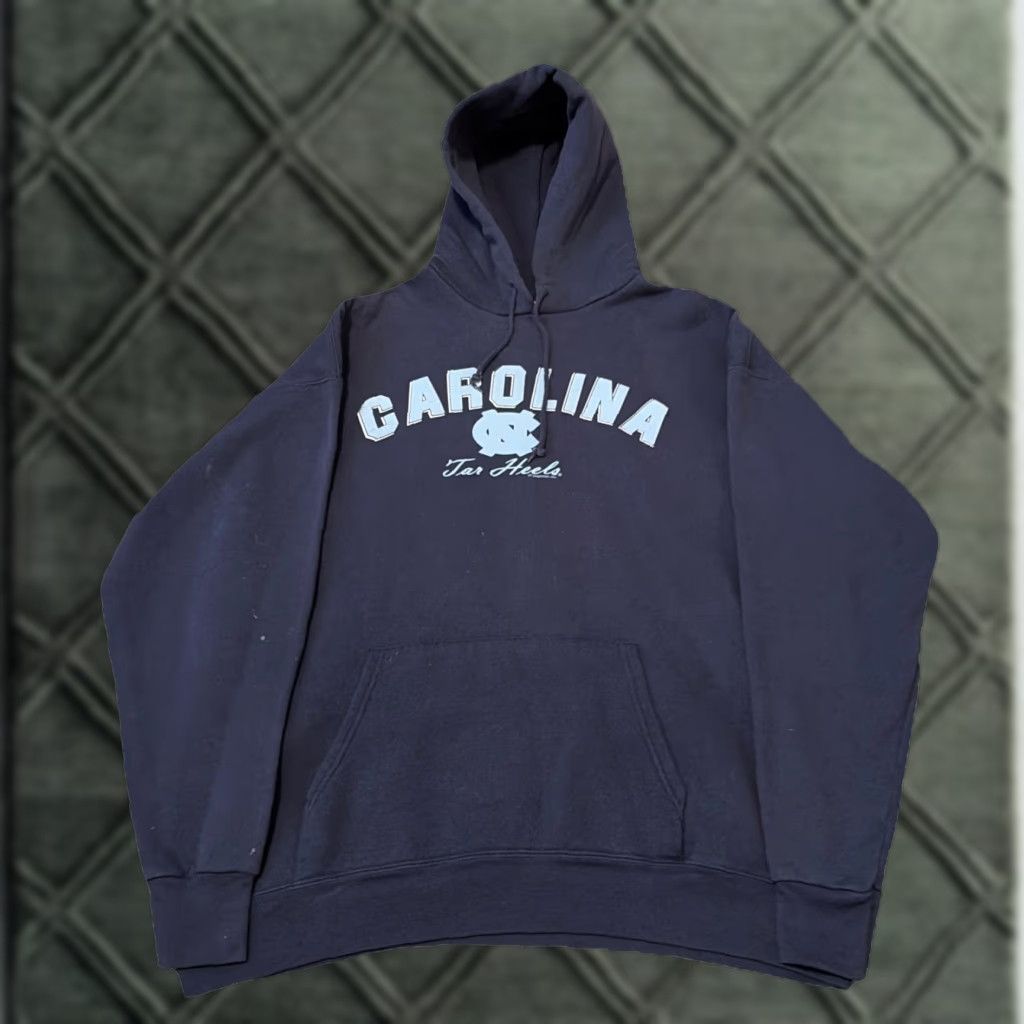 Vintage VINTAGE 90s University Of North Carolina Tar Heels CSA Hoodie XL Men Blue Pullover Size US XL / EU 56 / 4 - 1 Thumbnail