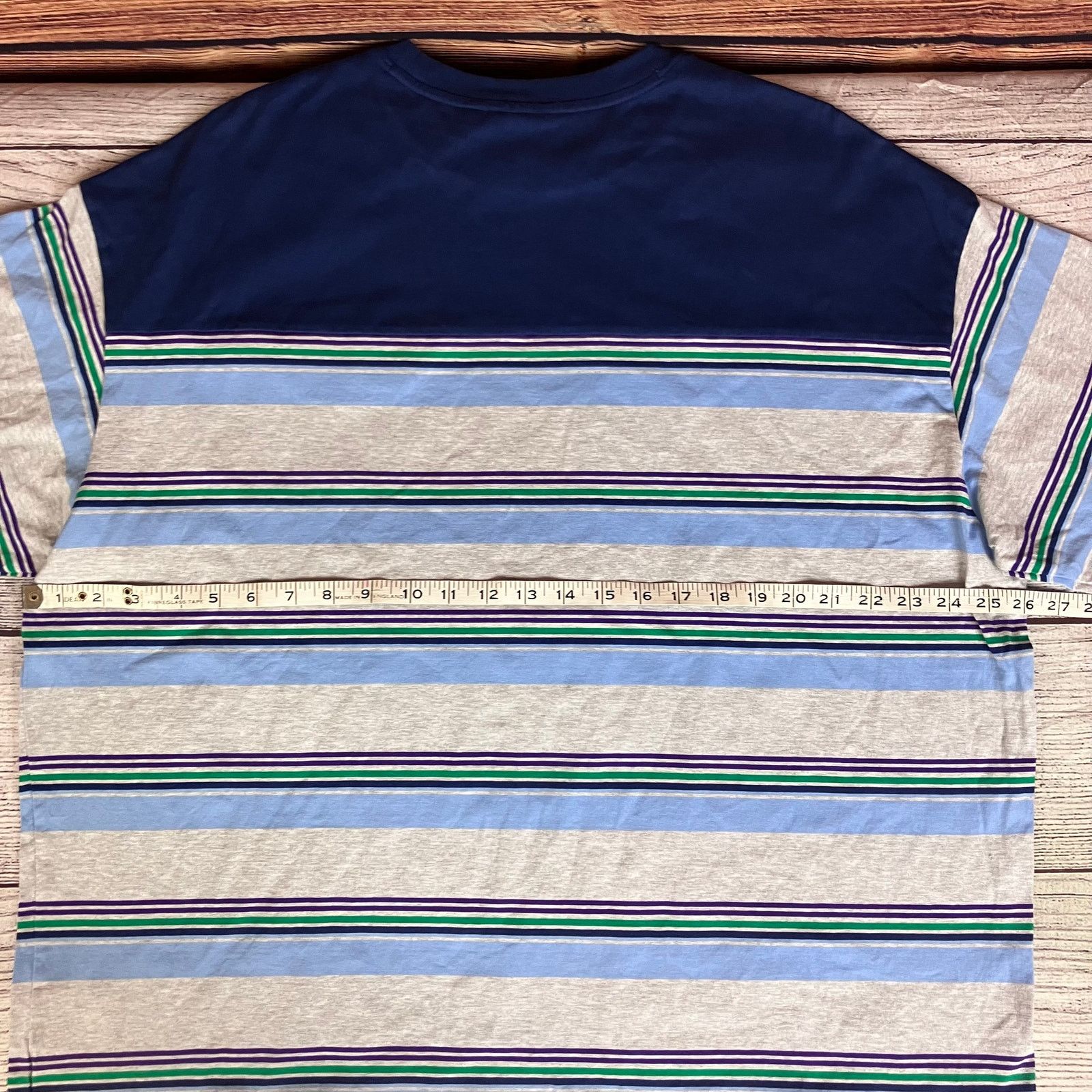 Facetasm FILA x Facetasm Striped Short Sleeve T-shirt Size US XL / EU 56 / 4 - 5 Thumbnail