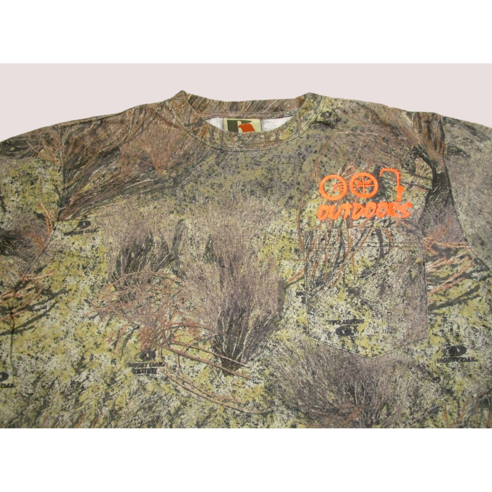 Vintage VINTAGE Russell Shirt Men 2XL Brown Mossy Oak Camo Short Sleeve Hunting Brush Size US XXL / EU 58 / 5 - 1 Thumbnail