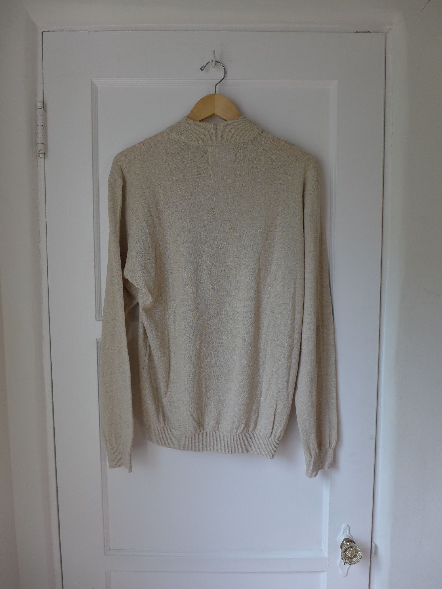 De Bonne Facture Mock Sweater, Linen/Coton Size US M / EU 48-50 / 2 - 4 Thumbnail