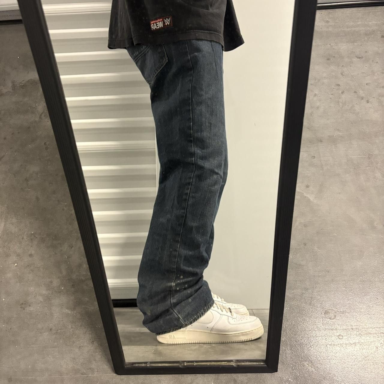 Vintage Crazy Vintage Y2K/2000s Baggy Straight Leg Dark Wash Denim Jeans! Size US 34 / EU 50 - 2 Thumbnail