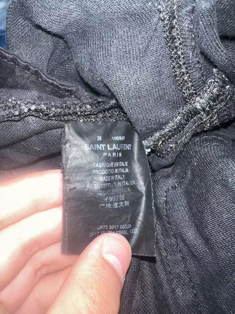 Saint Laurent Paris saint Laurent parisD05 Basic Black Jeans 2503-Nextarrow Size US 26 / EU 42 - 2 Thumbnail