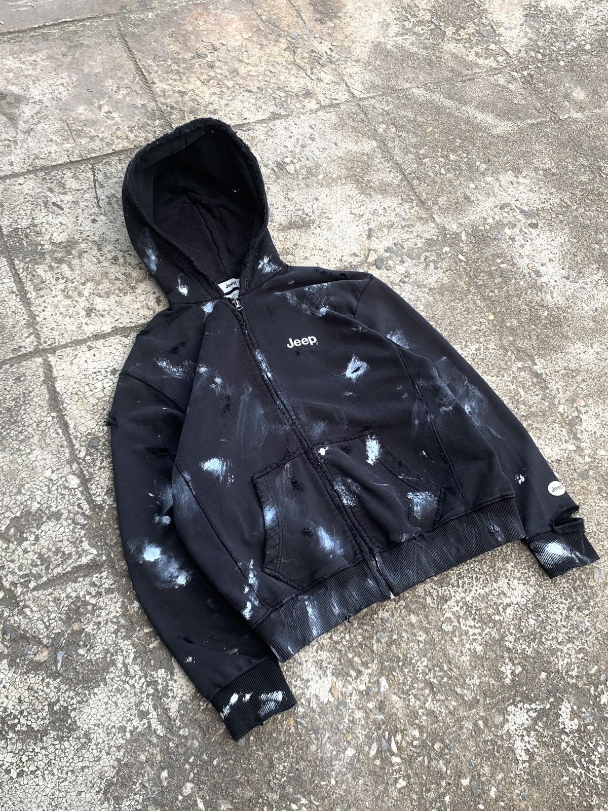 Vintage Vintage thrashed jeep painter hoodie Size US S / EU 44-46 / 1 - 9 Thumbnail