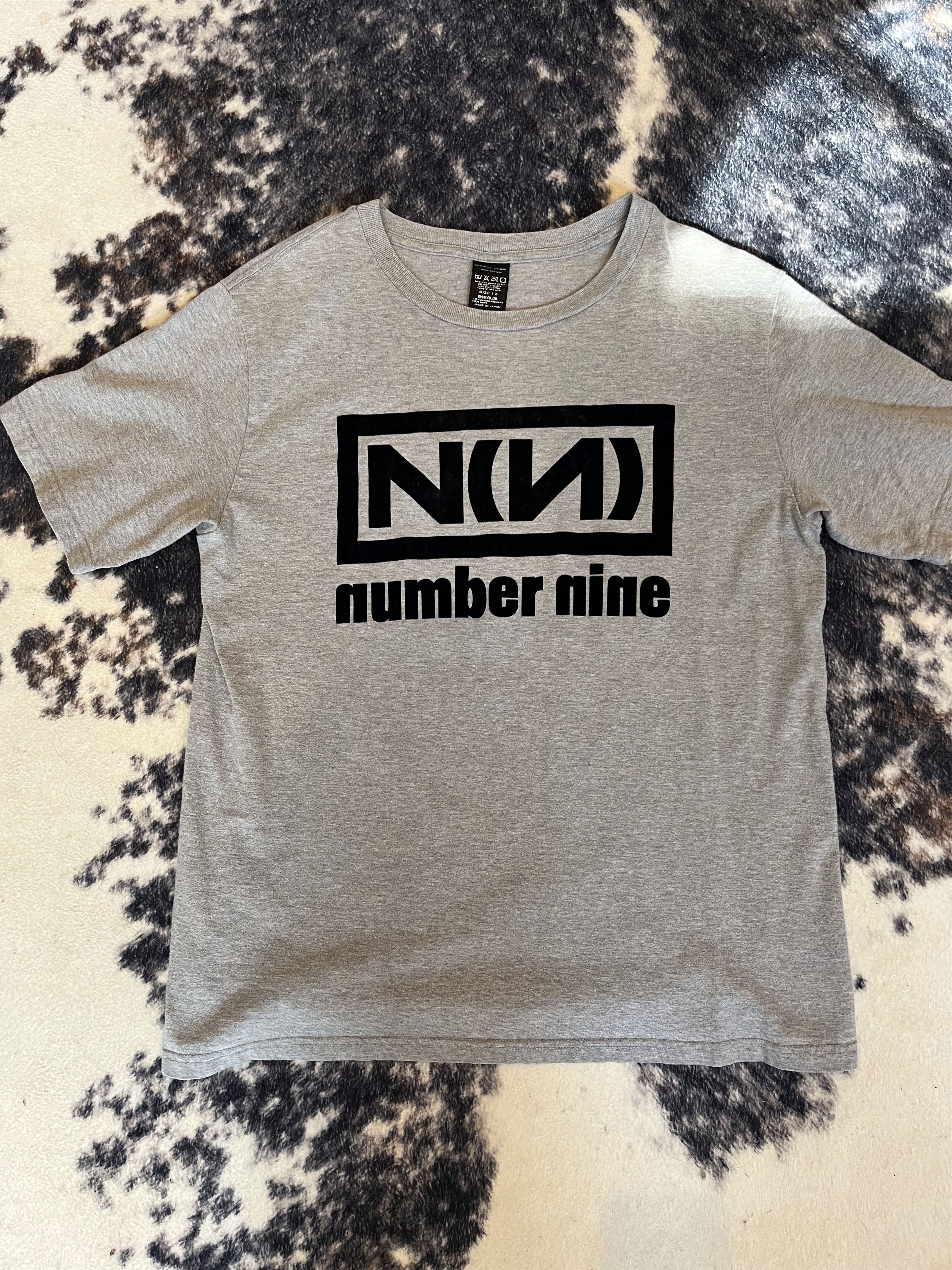 Number Nine Velour print t-shirt