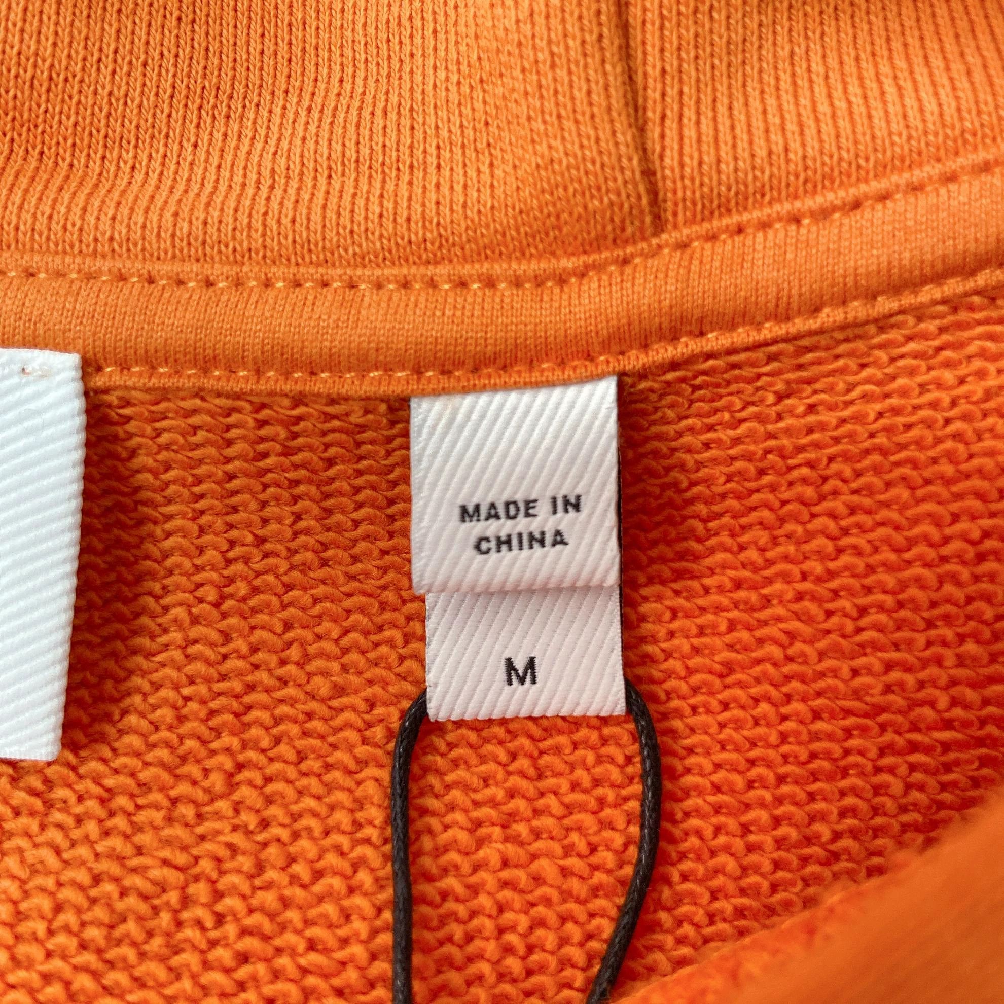 Burberry Burberry Orange Logo Hooded Sweatshirt M Size US M / EU 48-50 / 2 - 6 Thumbnail