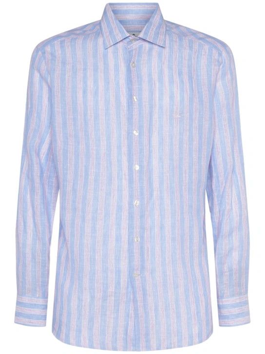 Etro o1lsvrm0425 Shirt in Blue Size US XL / EU 56 / 4 - 1 Thumbnail