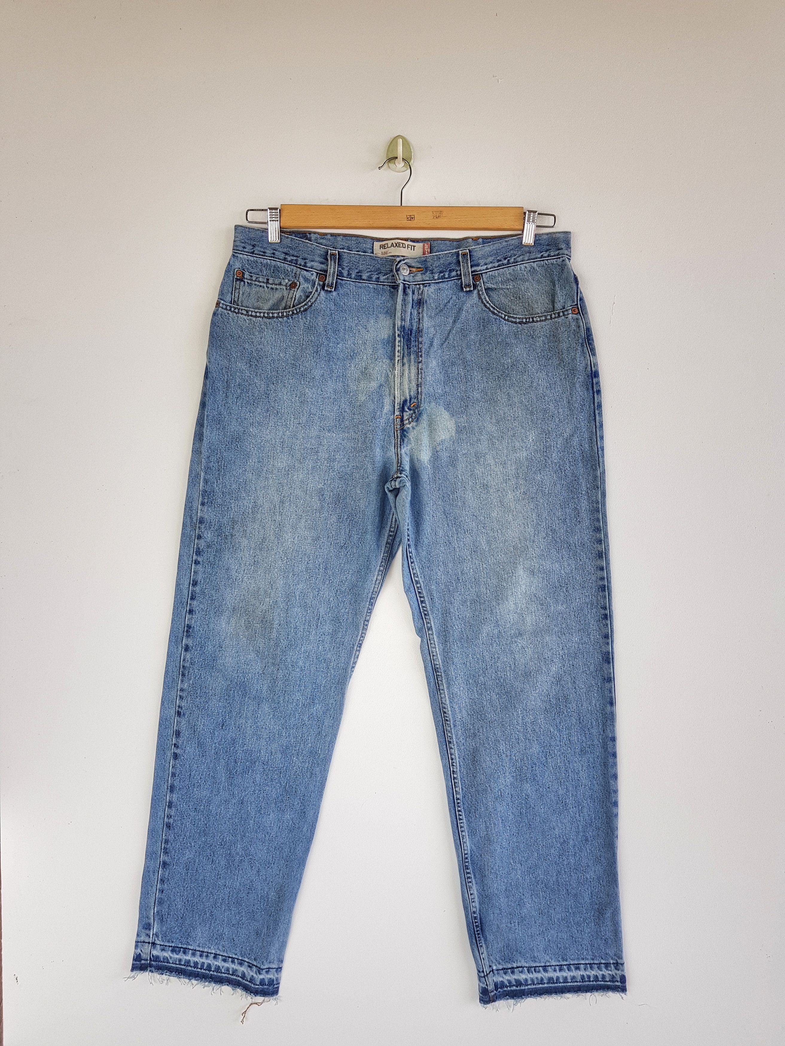 Levi's Vintage Levis 550 Jeans Released Hem Levi's Jeans Denim Size US 38 / EU 54 - 1 Thumbnail