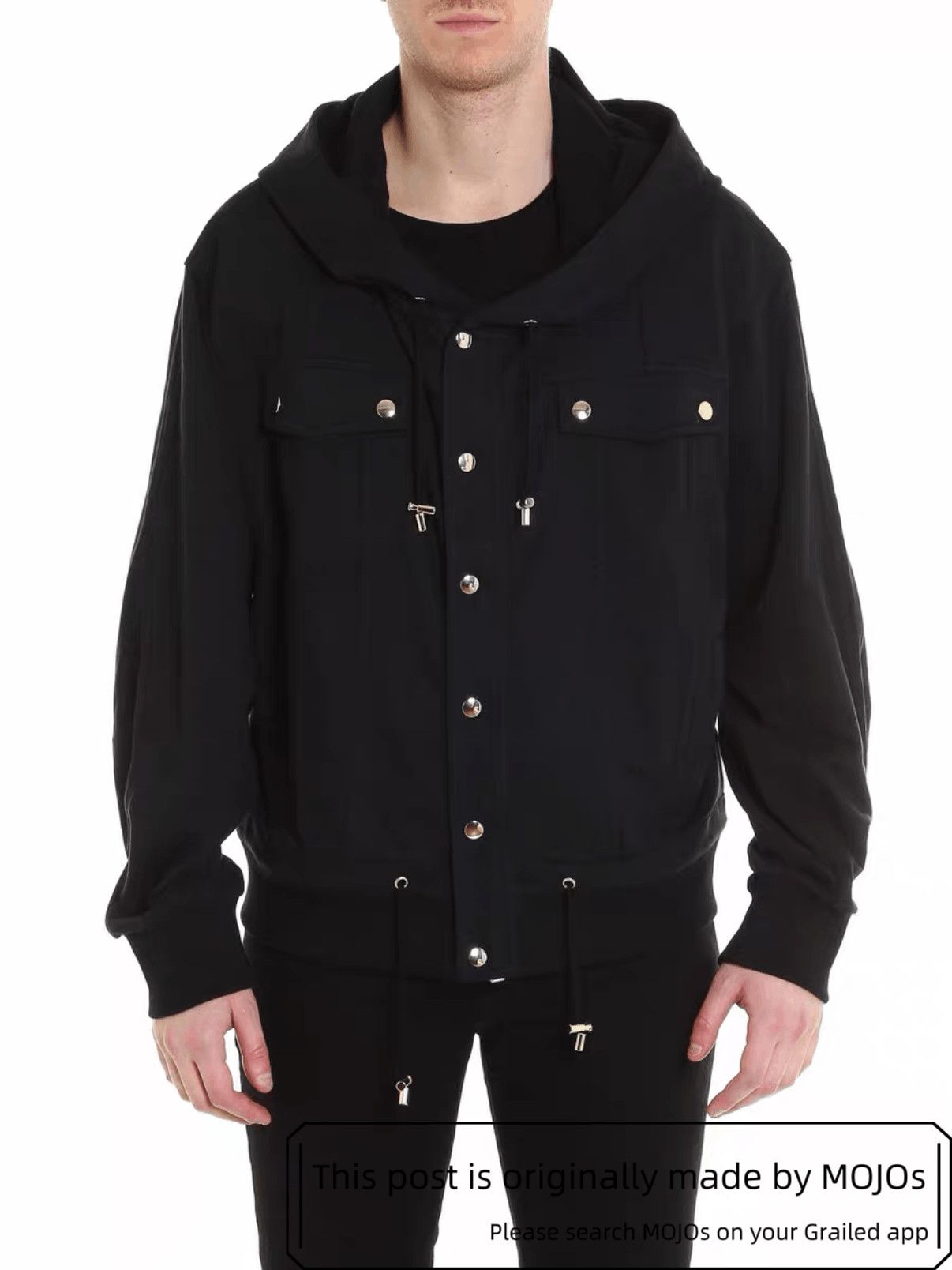 Balmain Balmain 20SS Zip-up Hoodie Jacket mojos52 Size US L / EU 52-54 / 3 - 3 Thumbnail