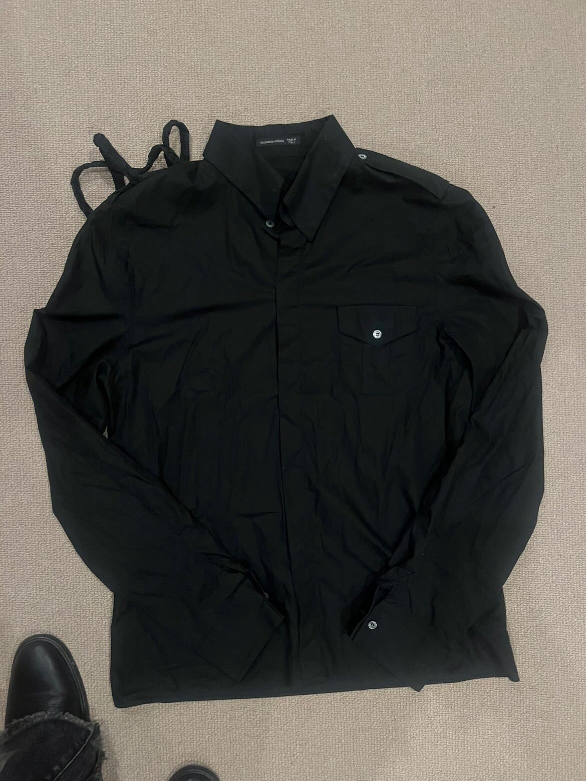 Alexander McQueen Alexander McQueen Military Braid Shirt Size US M / EU 48-50 / 2 - 1 Thumbnail