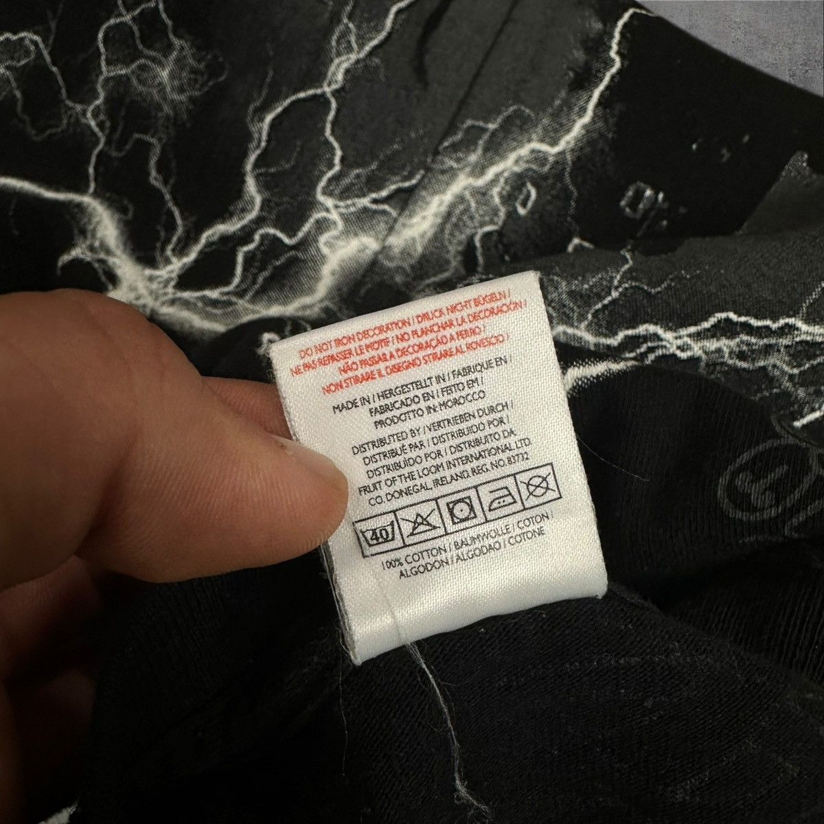 Fruit Of The Loom × Vintage Vintage Graphic Dragon Fantasy Gothic Print Barbarian Battle Size US L / EU 52-54 / 3 - 12 Thumbnail