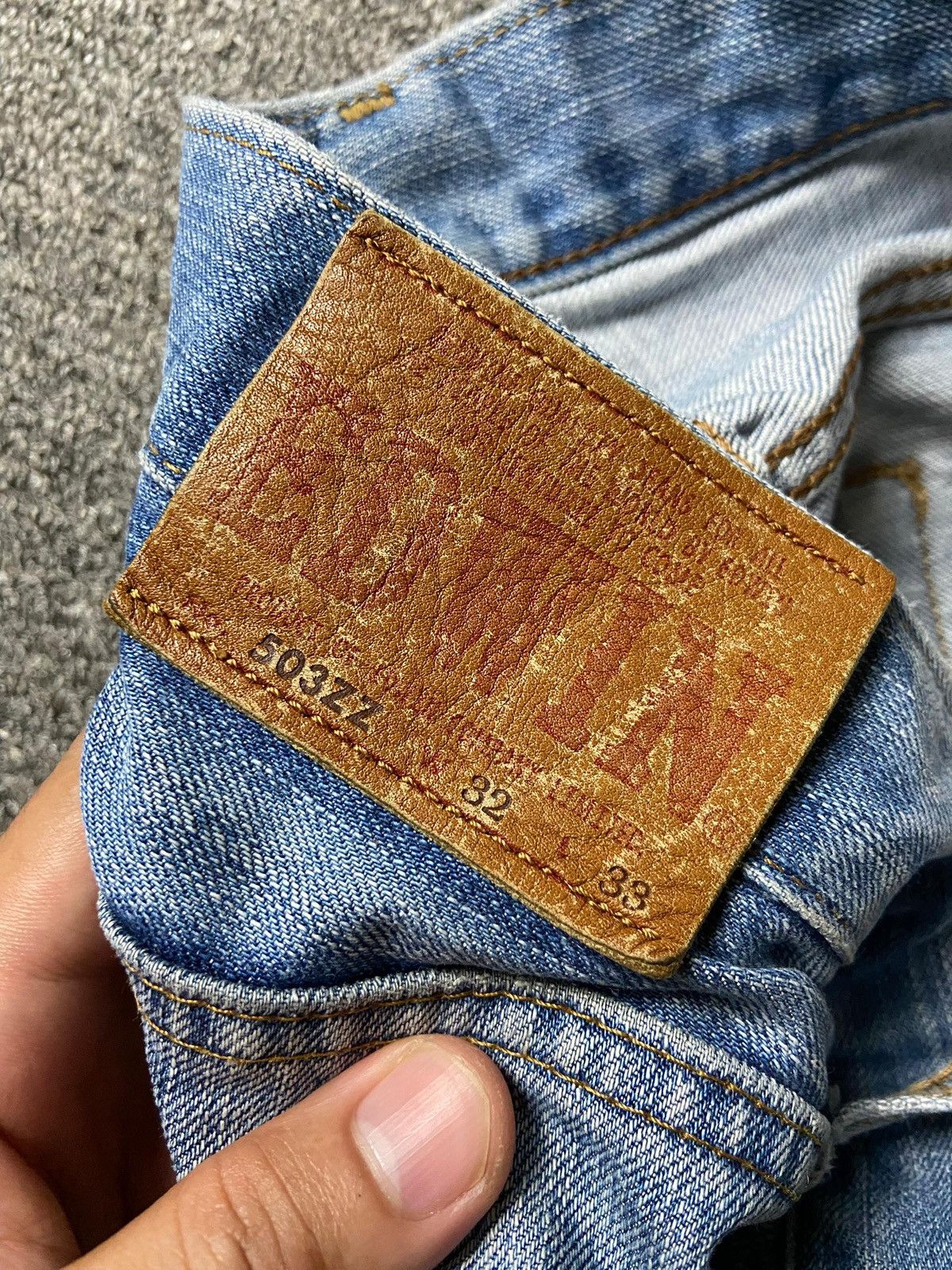 Edwin Edwin 503 Regular Fit Denim Jeans (164) Size US 34 / EU 50 - 6 Thumbnail