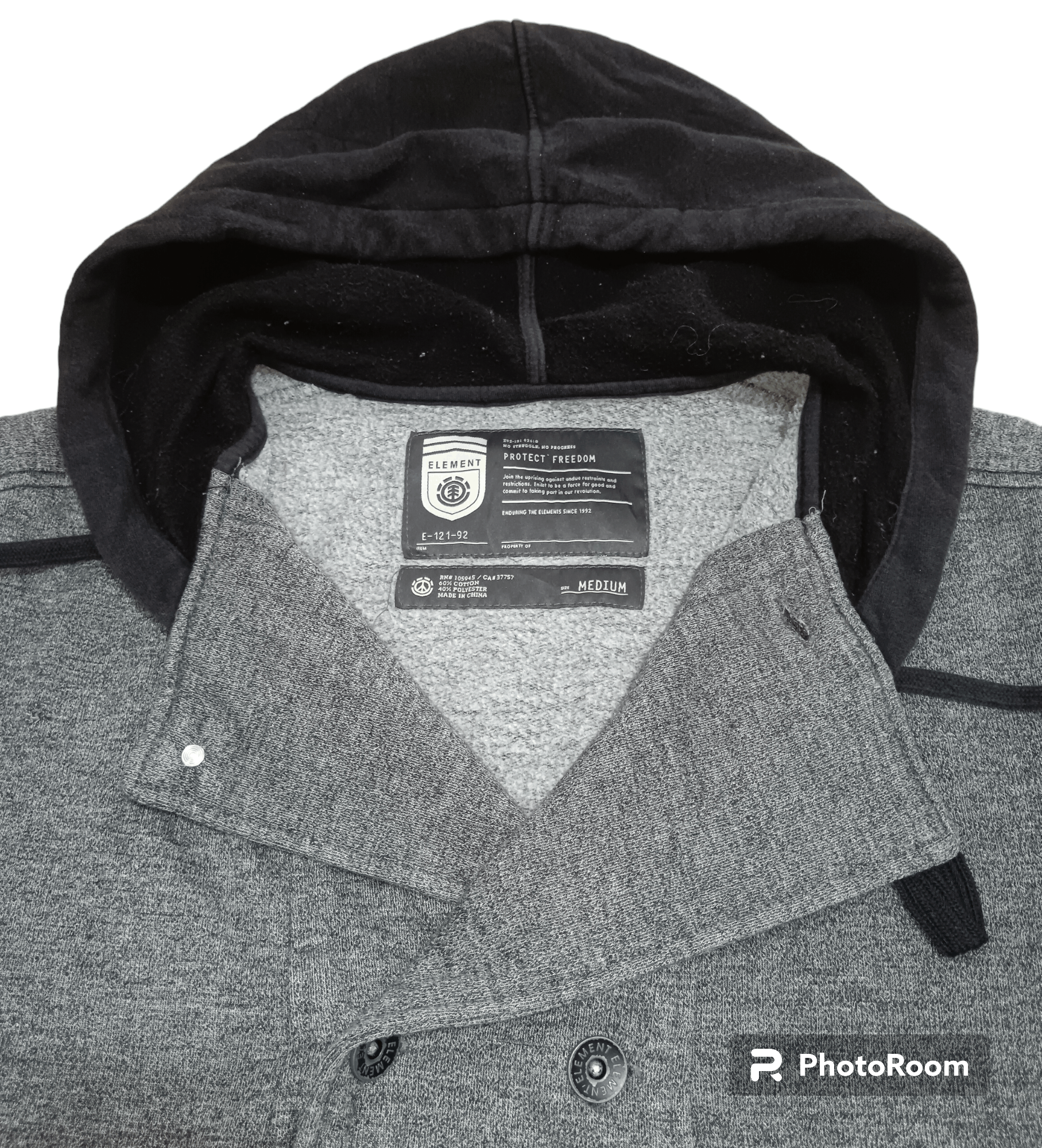 Element ELEMENT FLEECE DOUBLE BREAST HOODED JACKET Size US M / EU 48-50 / 2 - 2 Thumbnail