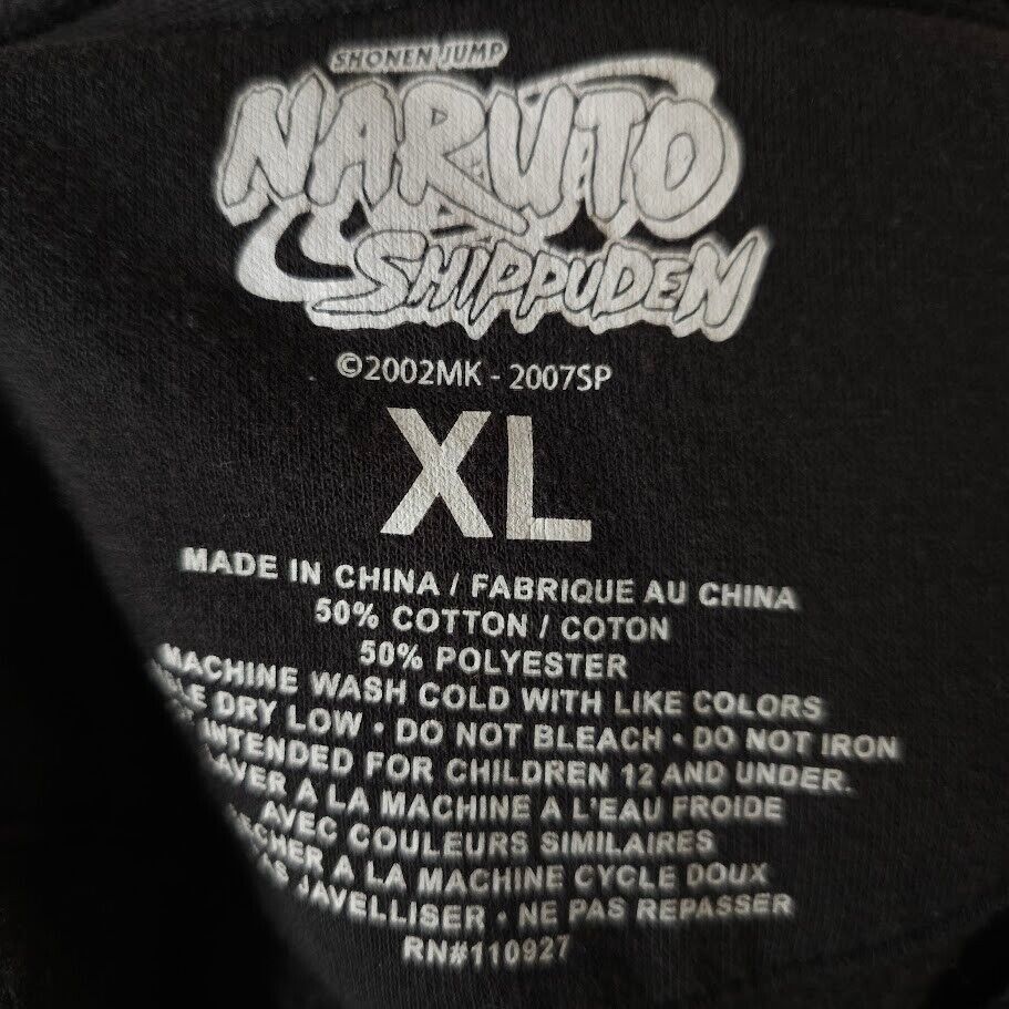 Other Naruto Shippuden Sweatshirt Hoodie Mens Size Large Black Size US L / EU 52-54 / 3 - 6 Thumbnail