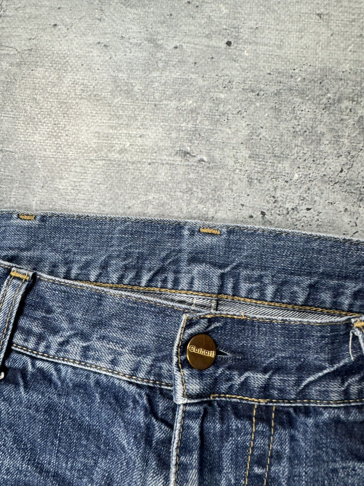 Carhartt Crazy Vintage 90s Carhartt Jeans Relaxed Fit Light Wash Work Size US 32 / EU 48 - 11 Thumbnail