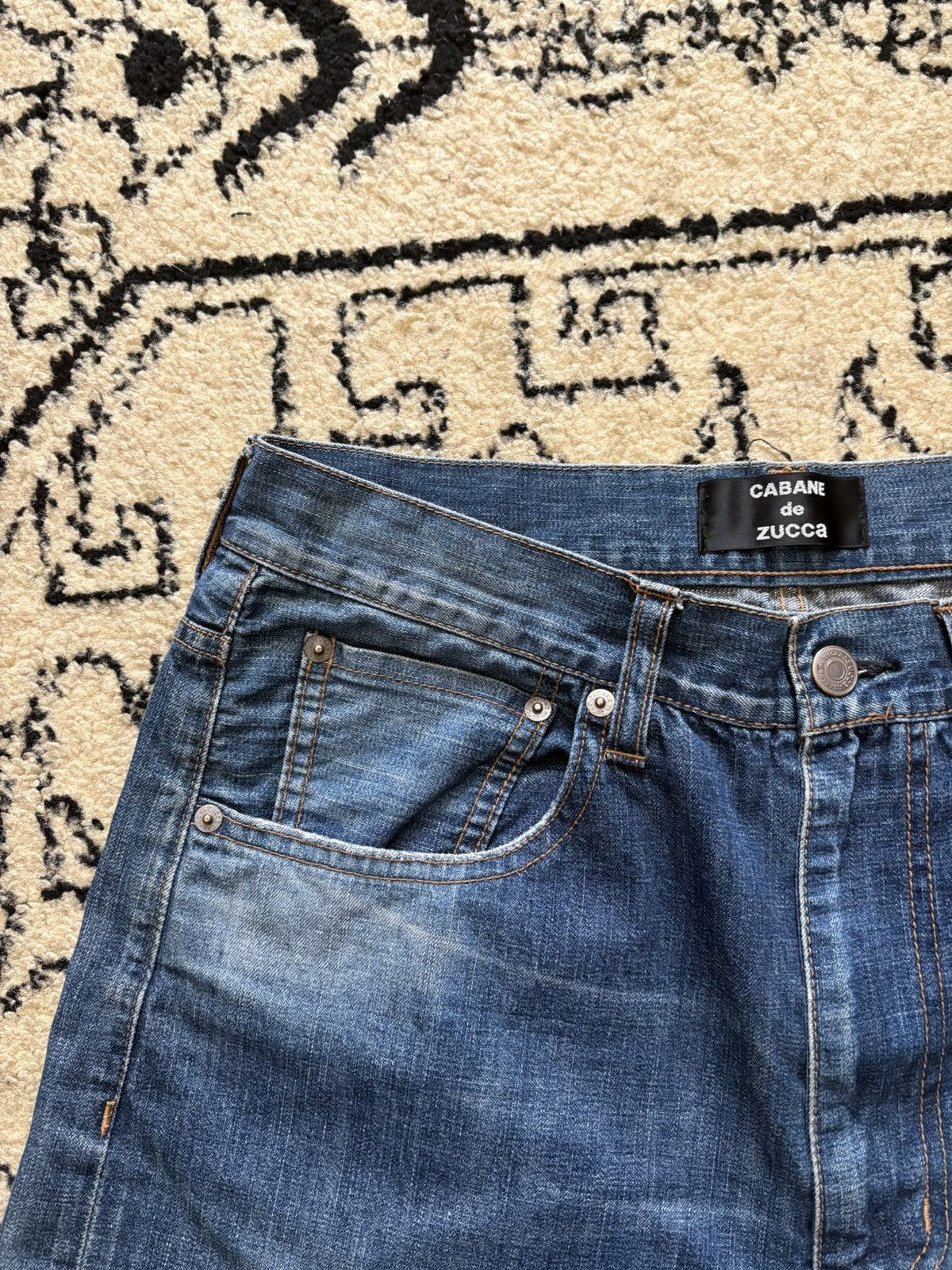 CABANE de ZUCCa Cabane de zucca archive dropped crotch denim Size US 33 - 5 Thumbnail