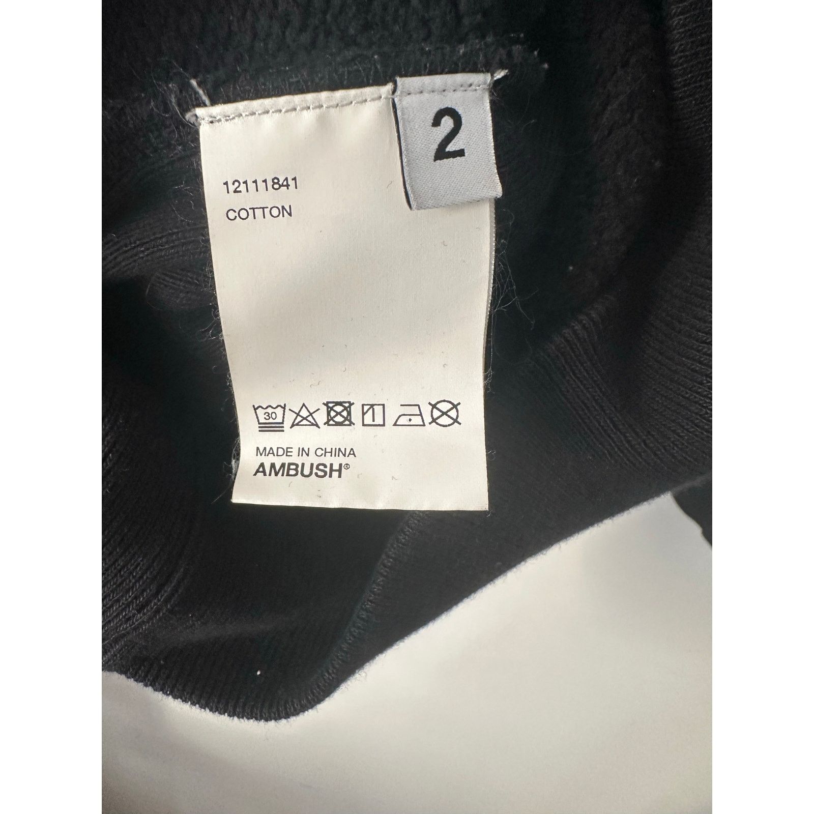 Ambush Design AMBUSH BLACK '19 LOGO Black Crewneck Sweatshirt Size 2 Size US S / EU 44-46 / 1 - 6 Thumbnail