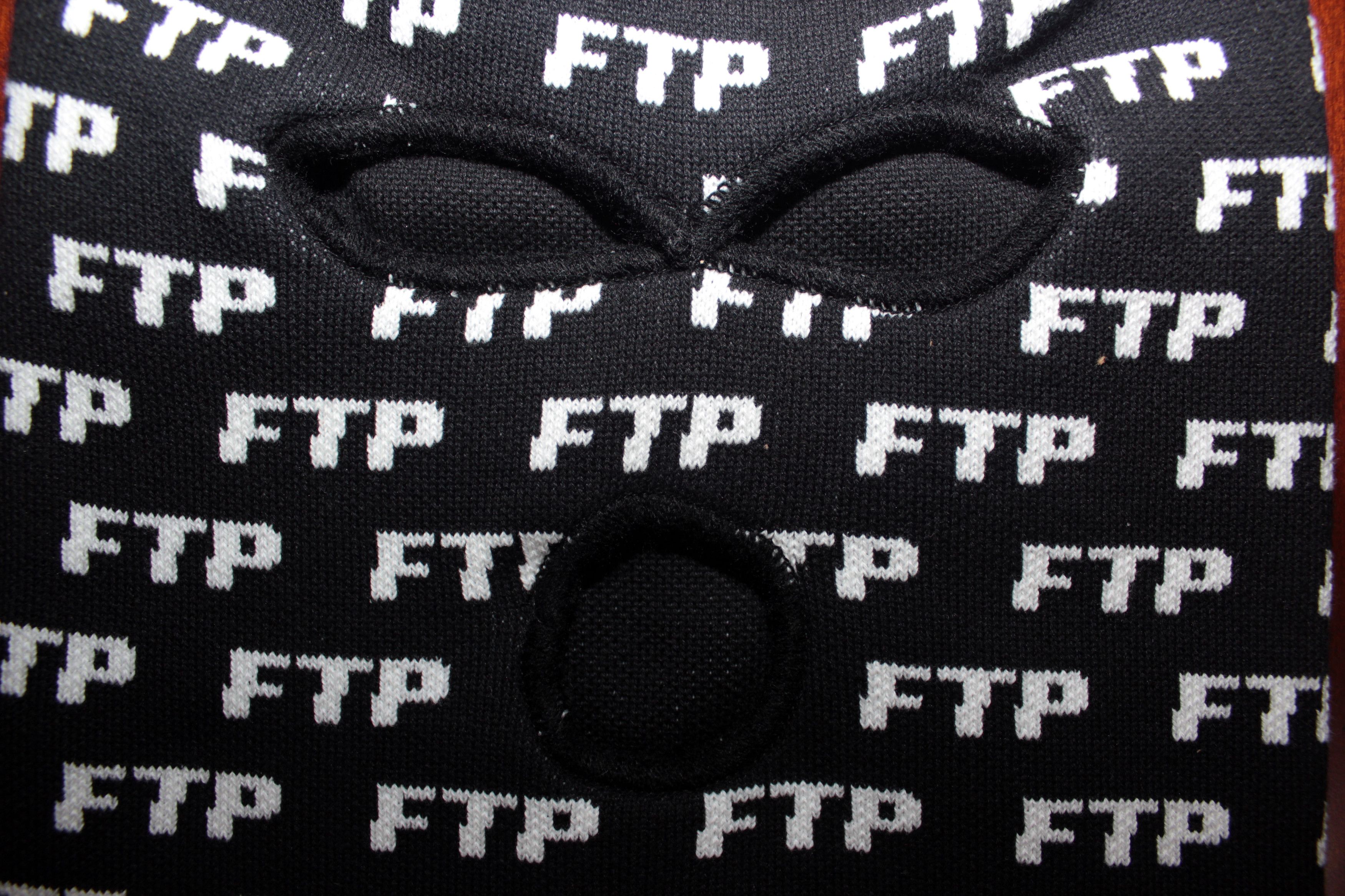 Fuck The Population FTP All-Over Logo Ski Mask (Black) Size ONE SIZE - 4 Thumbnail