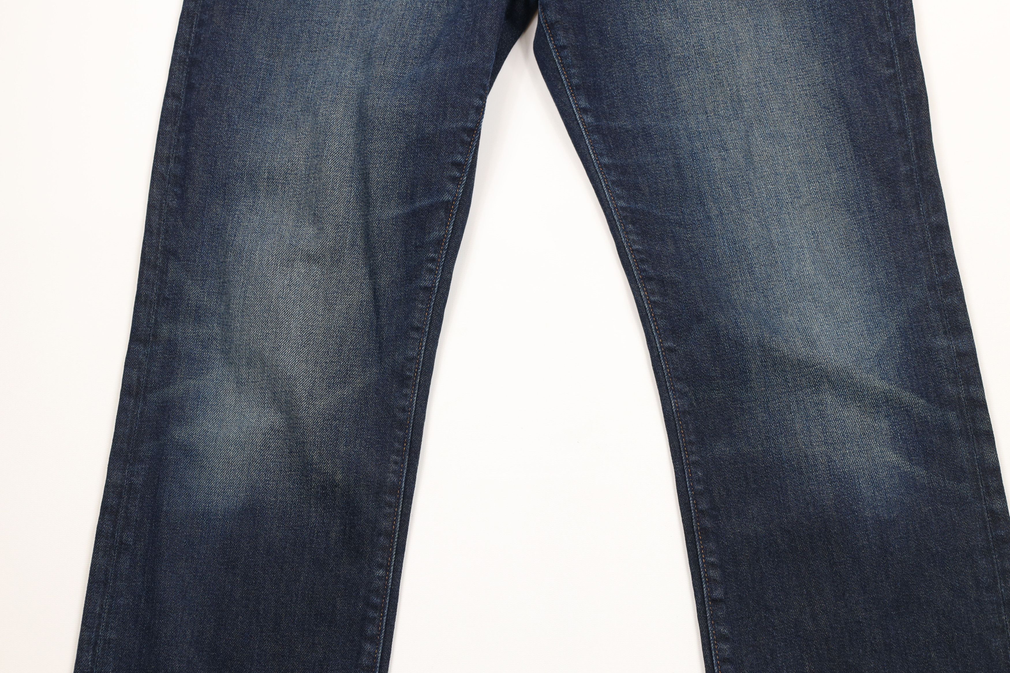 J.Crew × Vintage J Crew Stretch 770 Straight Leg Denim Jeans Dark Wash Blue Size US 32 / EU 48 - 3 Thumbnail