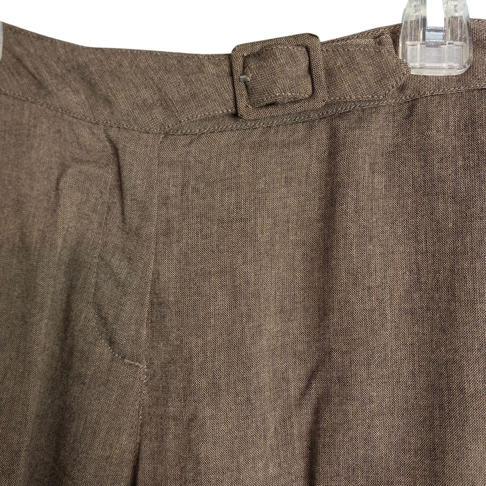 J. Jill J.Jill Size 6P Cropped Pants Womens Brown Wool Blend Petite Size 30" / US 8 / IT 44 - 3 Thumbnail