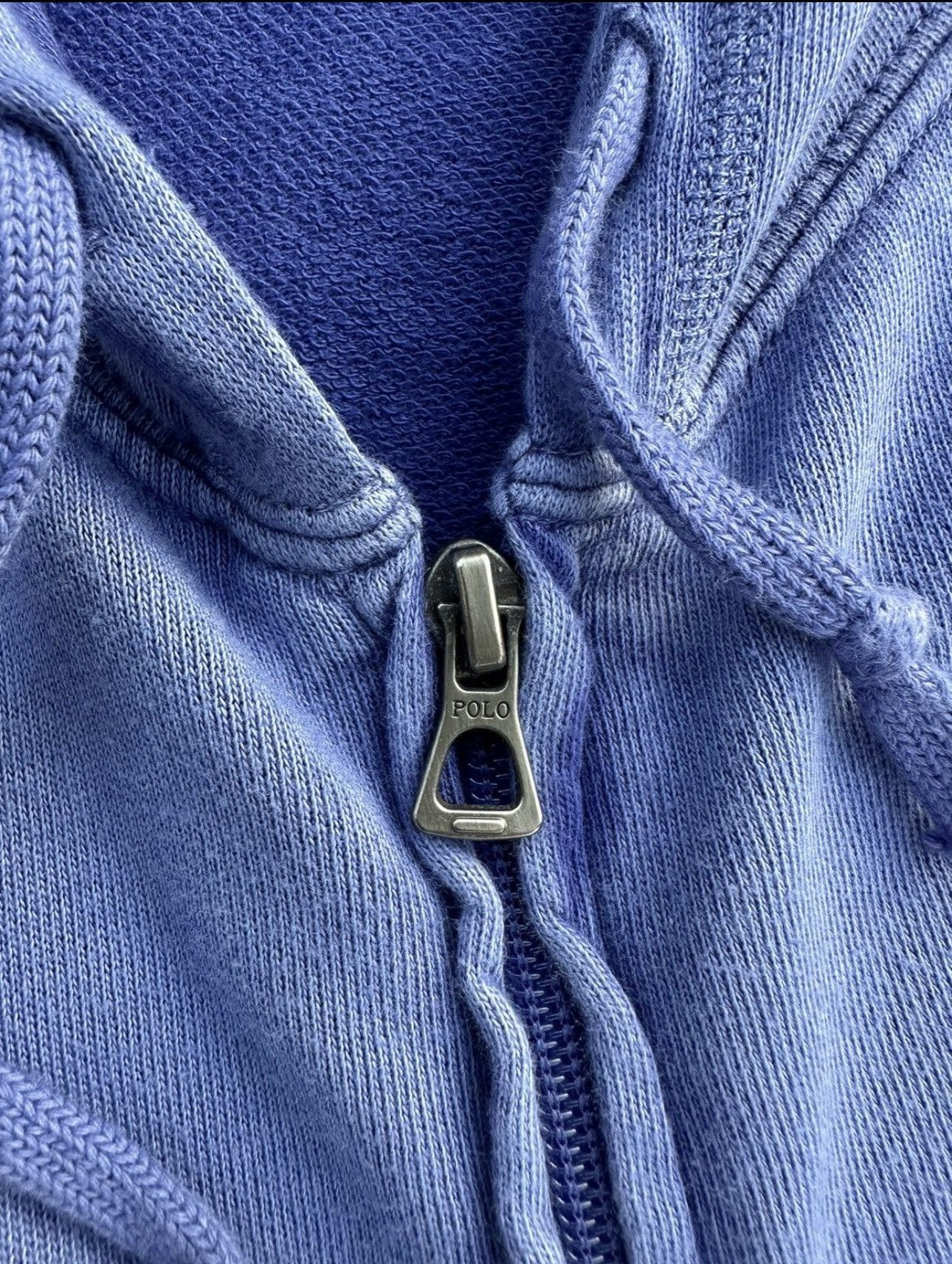 Polo Ralph Lauren Vintage Polo Ralph Lauren Zip Hoodie Blue Size US L / EU 52-54 / 3 - 10 Thumbnail