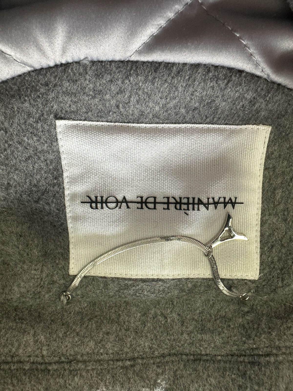 Maniere De Vior Maniere De Vior Mona Lisa Wool Varsity Jacket size Large Size US L / EU 52-54 / 3 - 5 Thumbnail