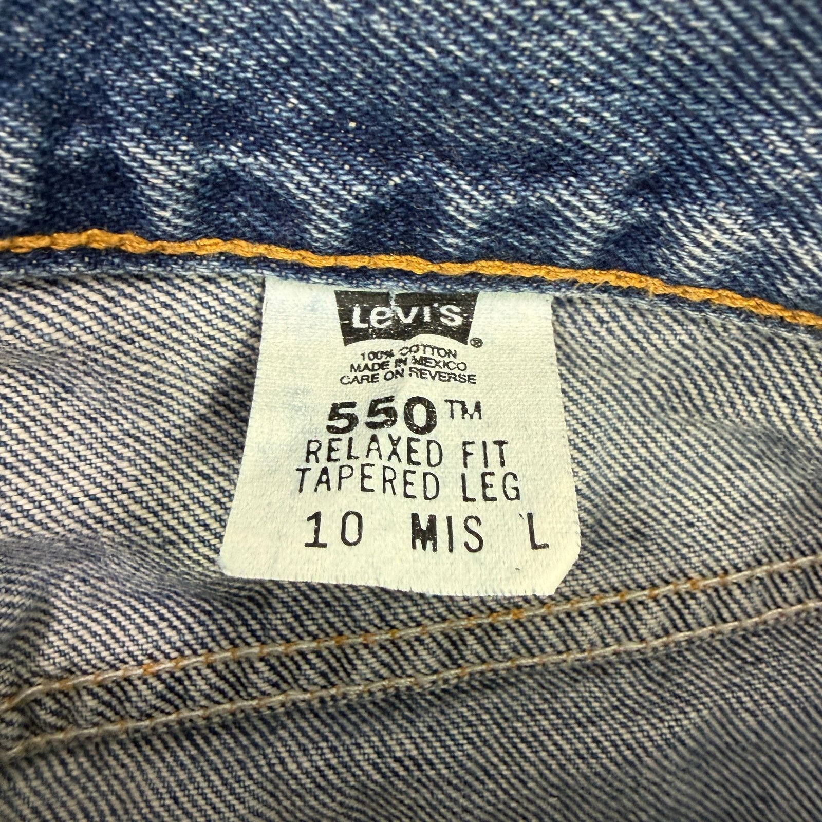 Levi's Vintage Levis 550 Jeans Womens 10 Mis L Relaxed Tapered Leg Size 32" / US 10 / IT 46 - 4 Thumbnail